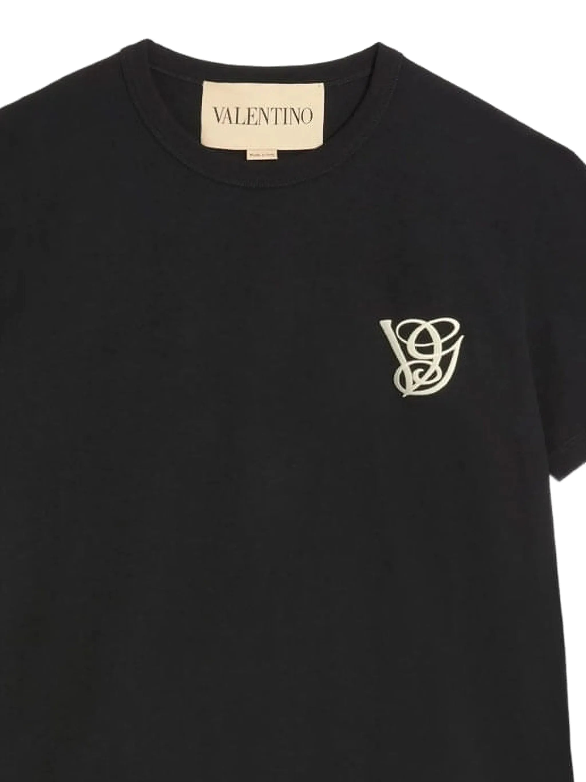 embroidered-logo T-shirt