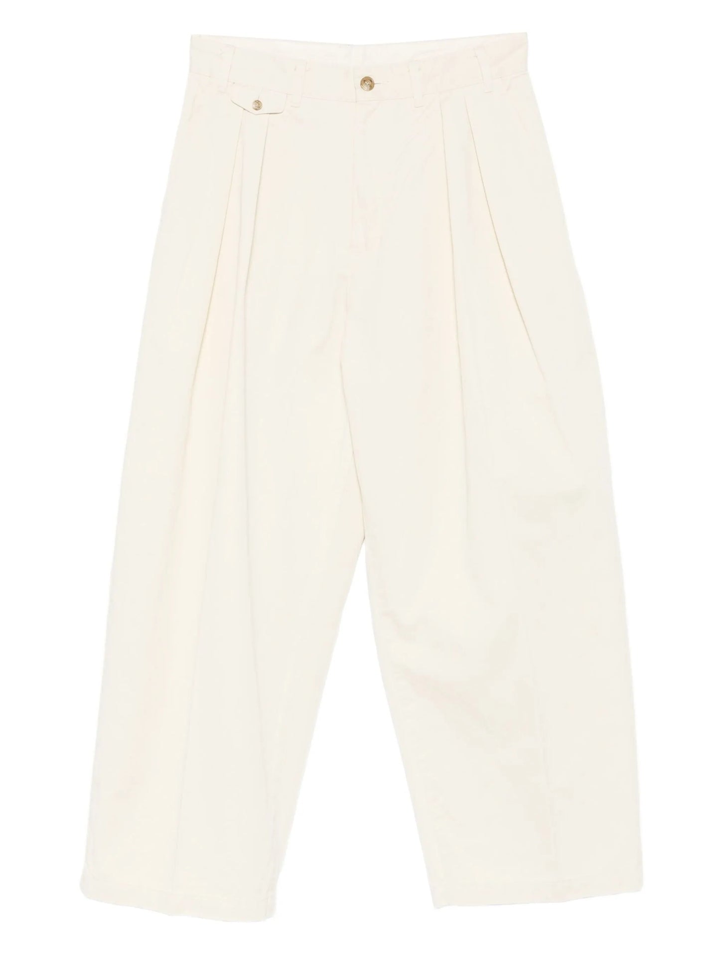 double-pleat trousers