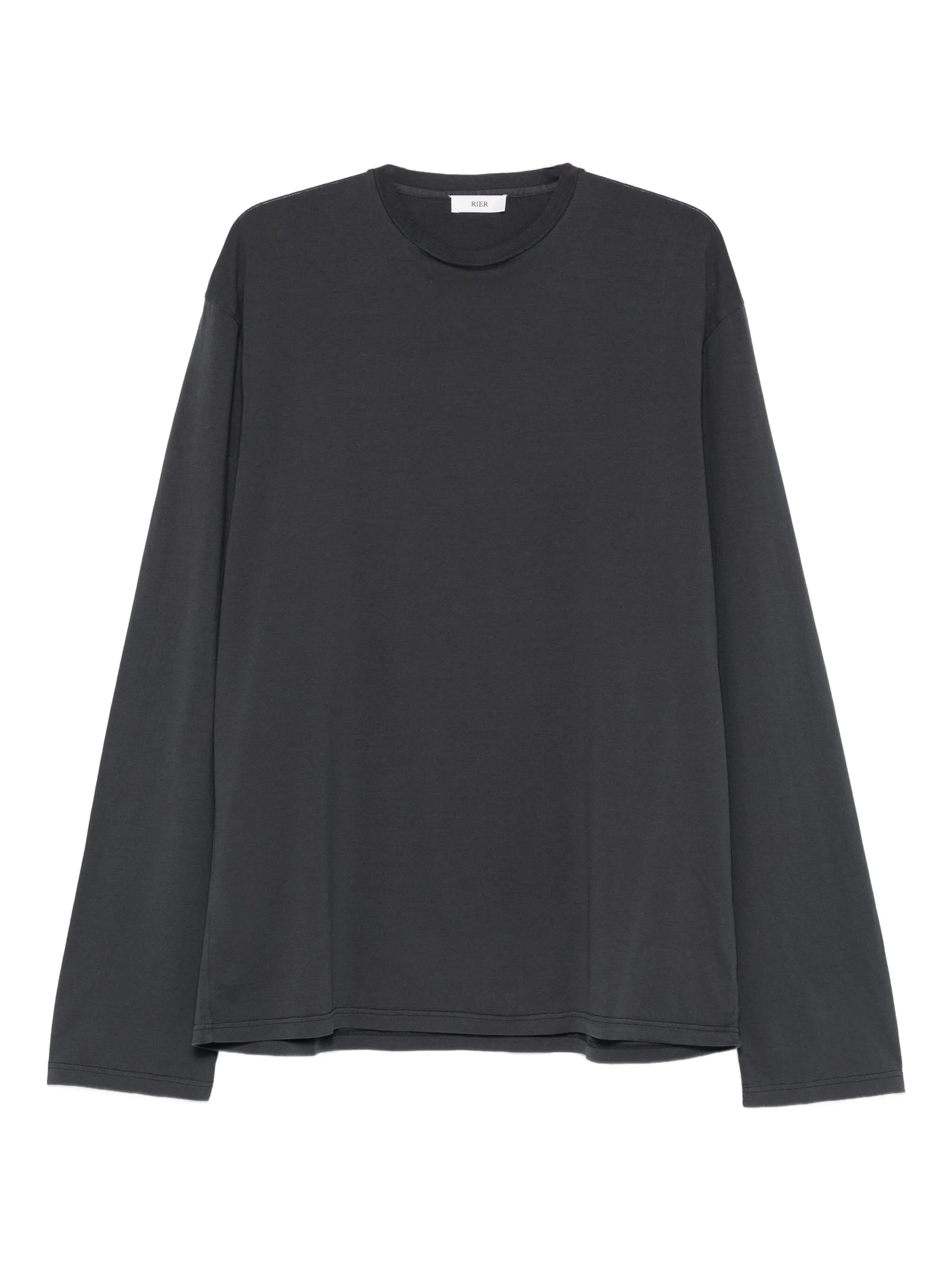 long-sleeve round-neck T-shirt