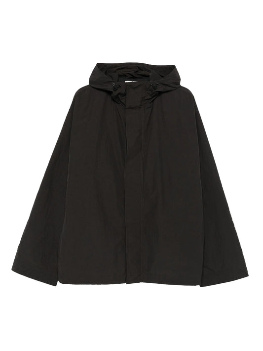 hooded windbreaker jacket