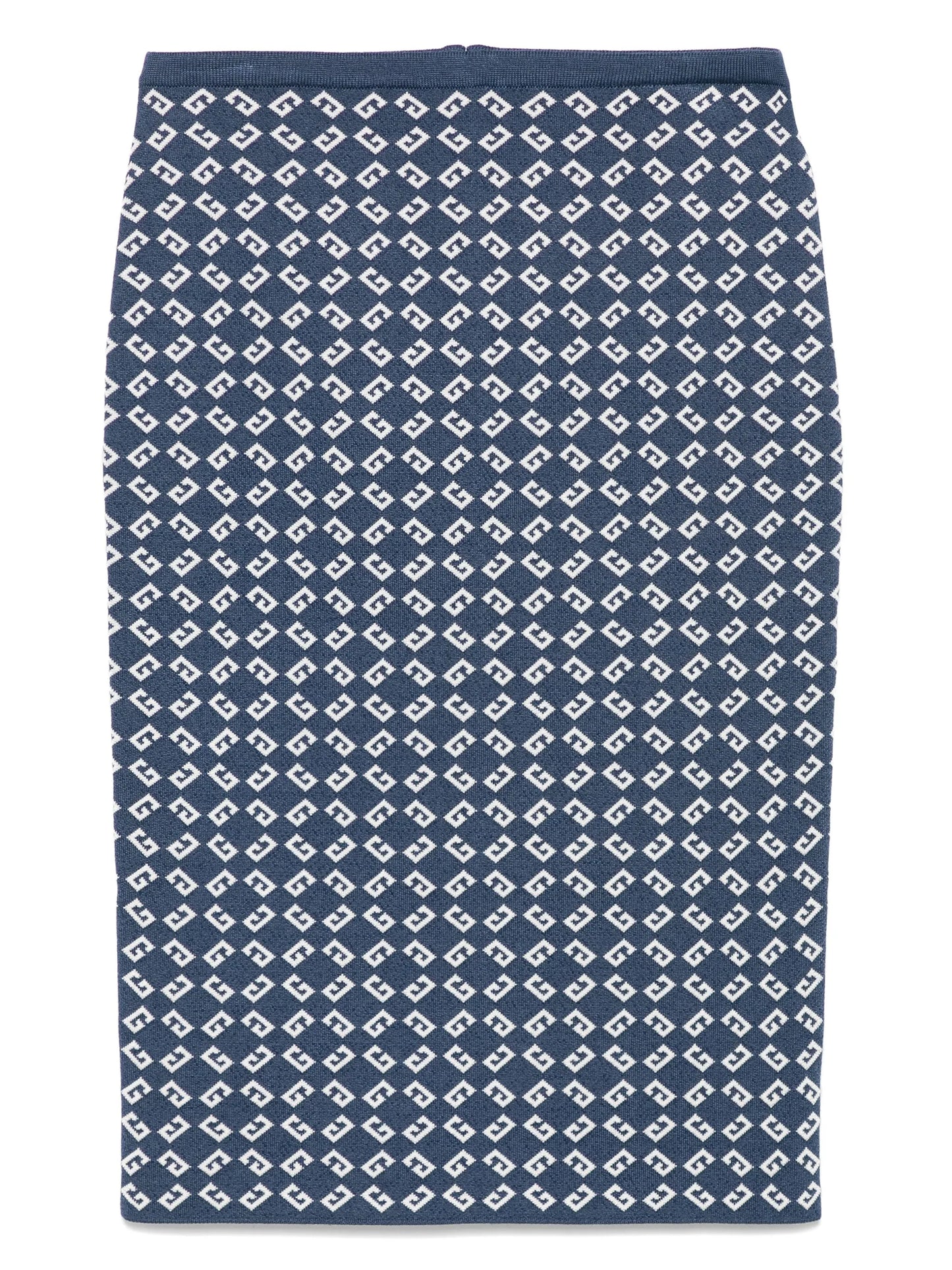 monogram 72-jacquard midi skirt