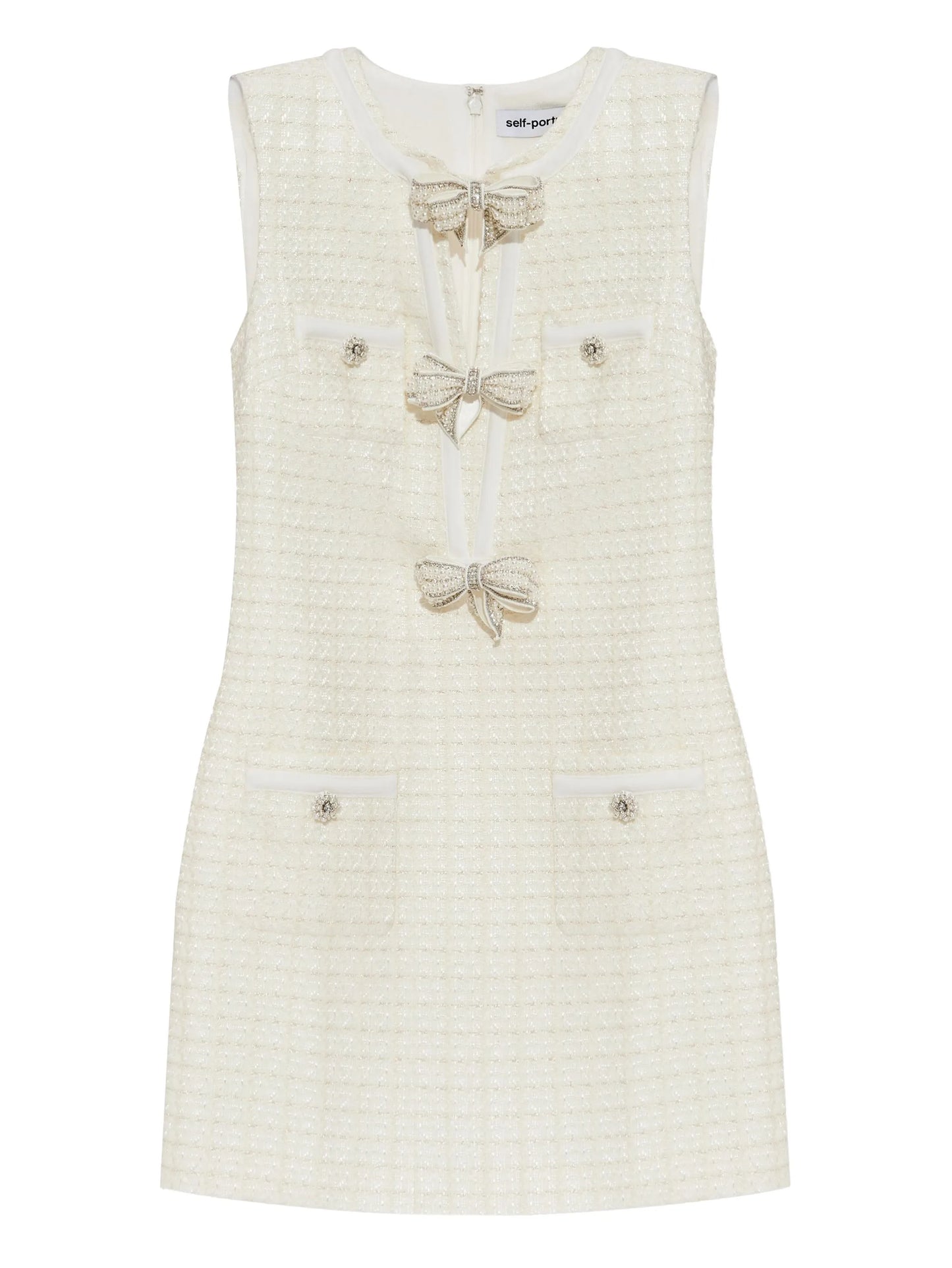 bouclé mini dress