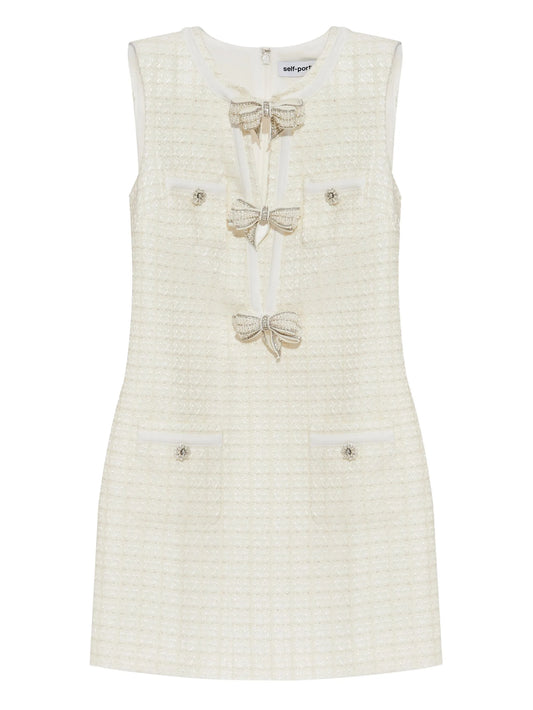 bouclé mini dress