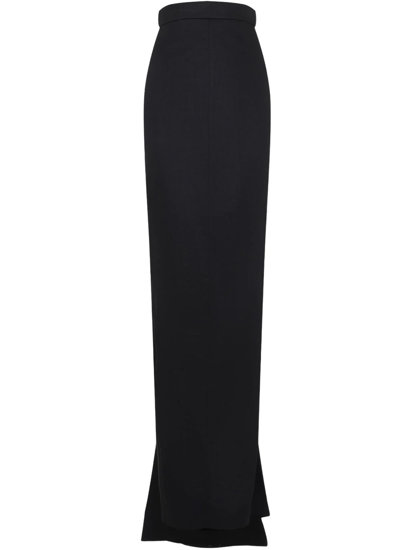 draped-detail maxi skirt