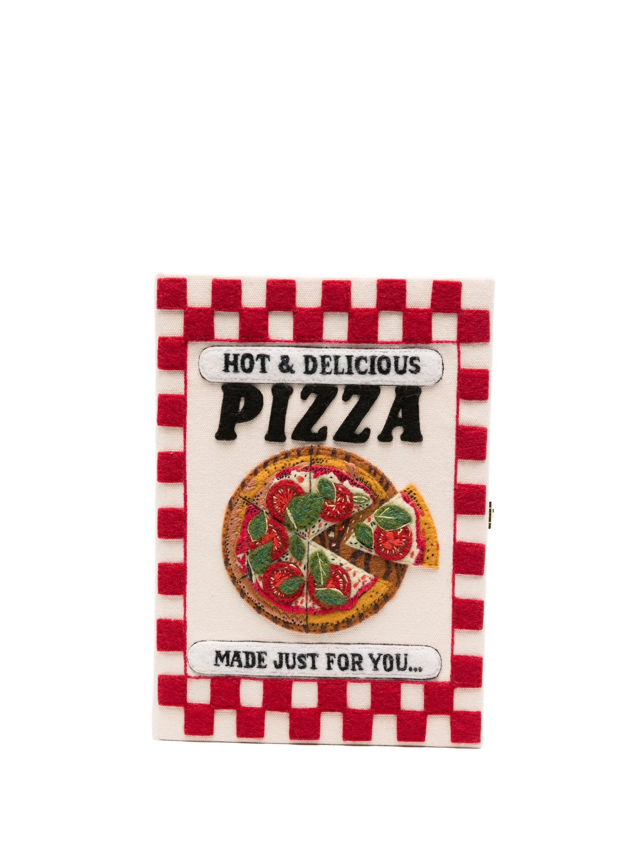 Pizza box book clutch
