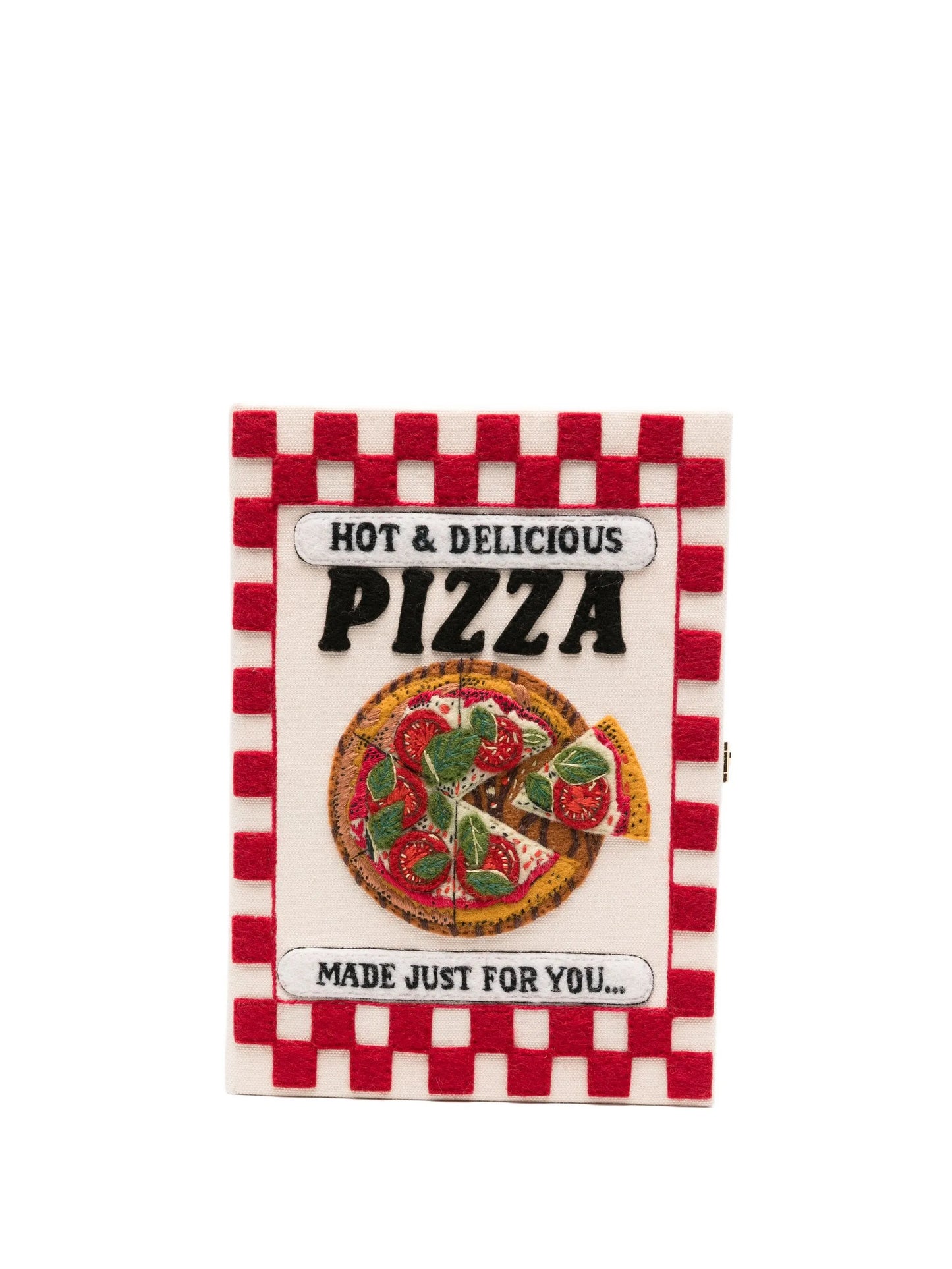 Pizza box book clutch