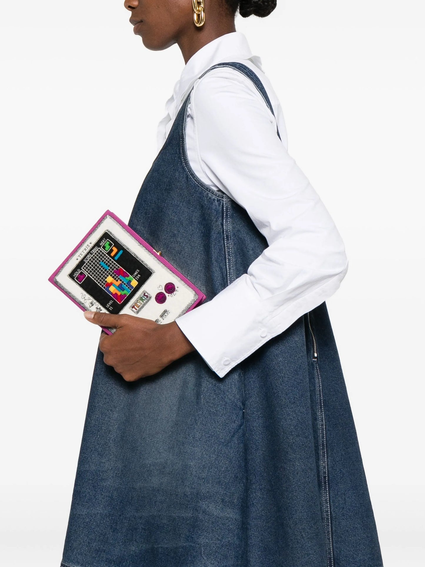 Tetris clutch bag