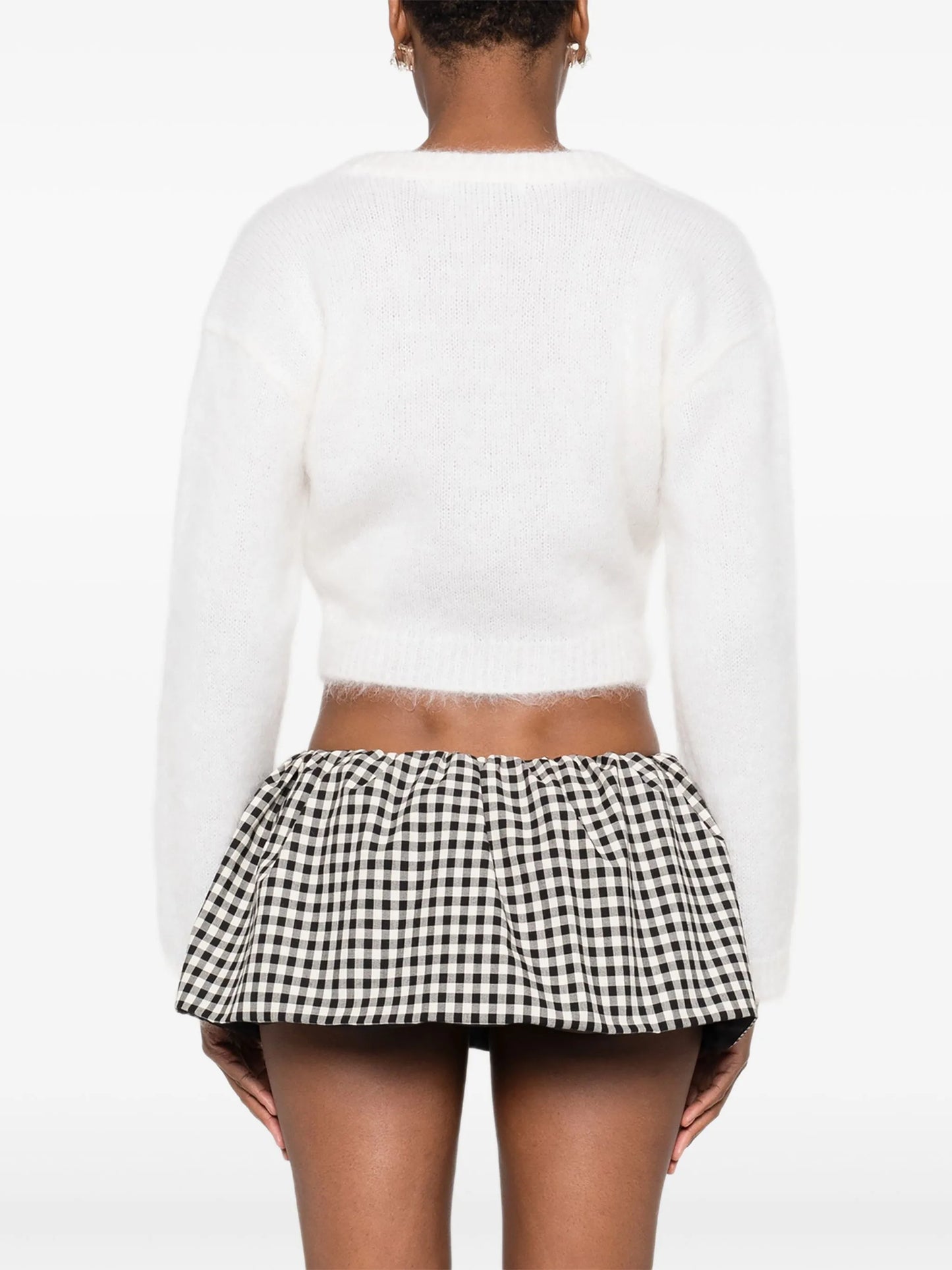 floral-embroidered cardigan