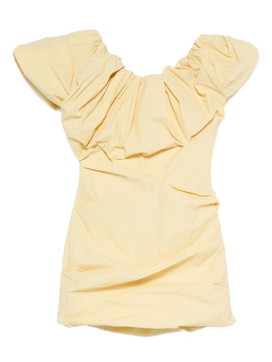 Rio puff-sleeve mini dress