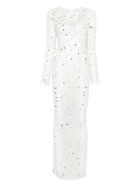 sequin-embellished maxi dress