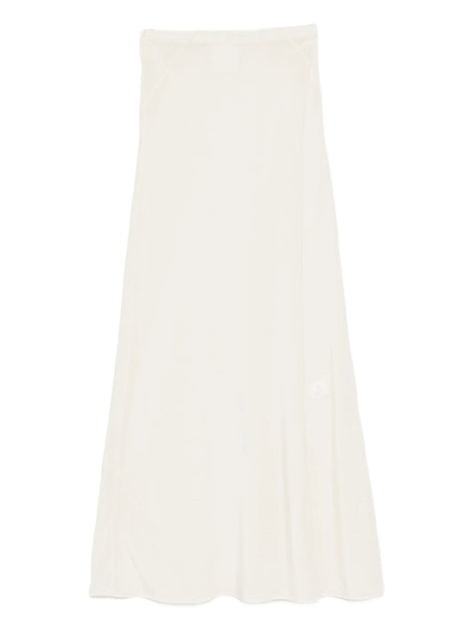 bias-cut half-slip skirt