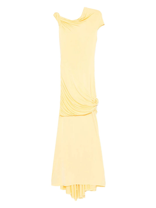 Pascal asymmetrical draped dress