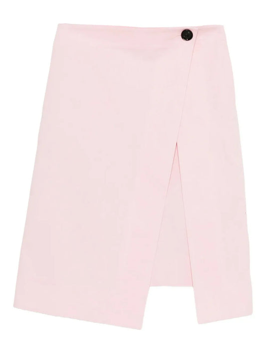 cotton high-rise skirt