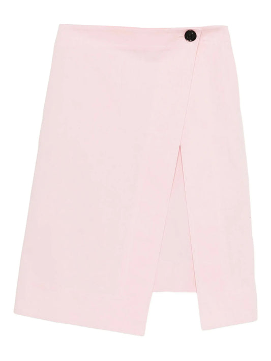 cotton high-rise skirt