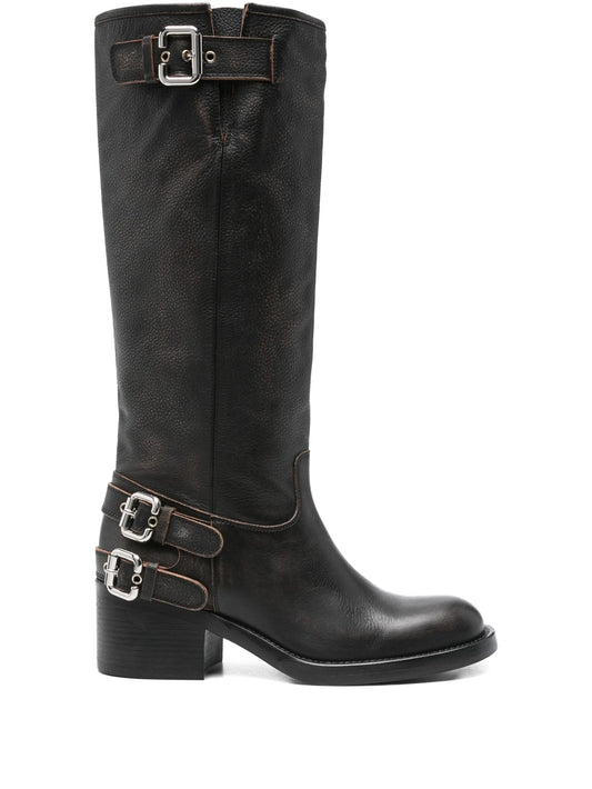 60mm biker over-the-knee boots