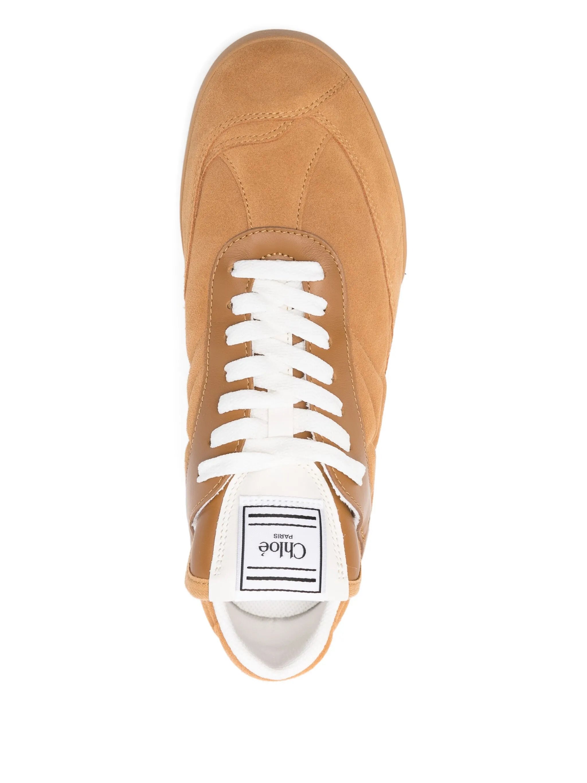 suede low-top sneakers