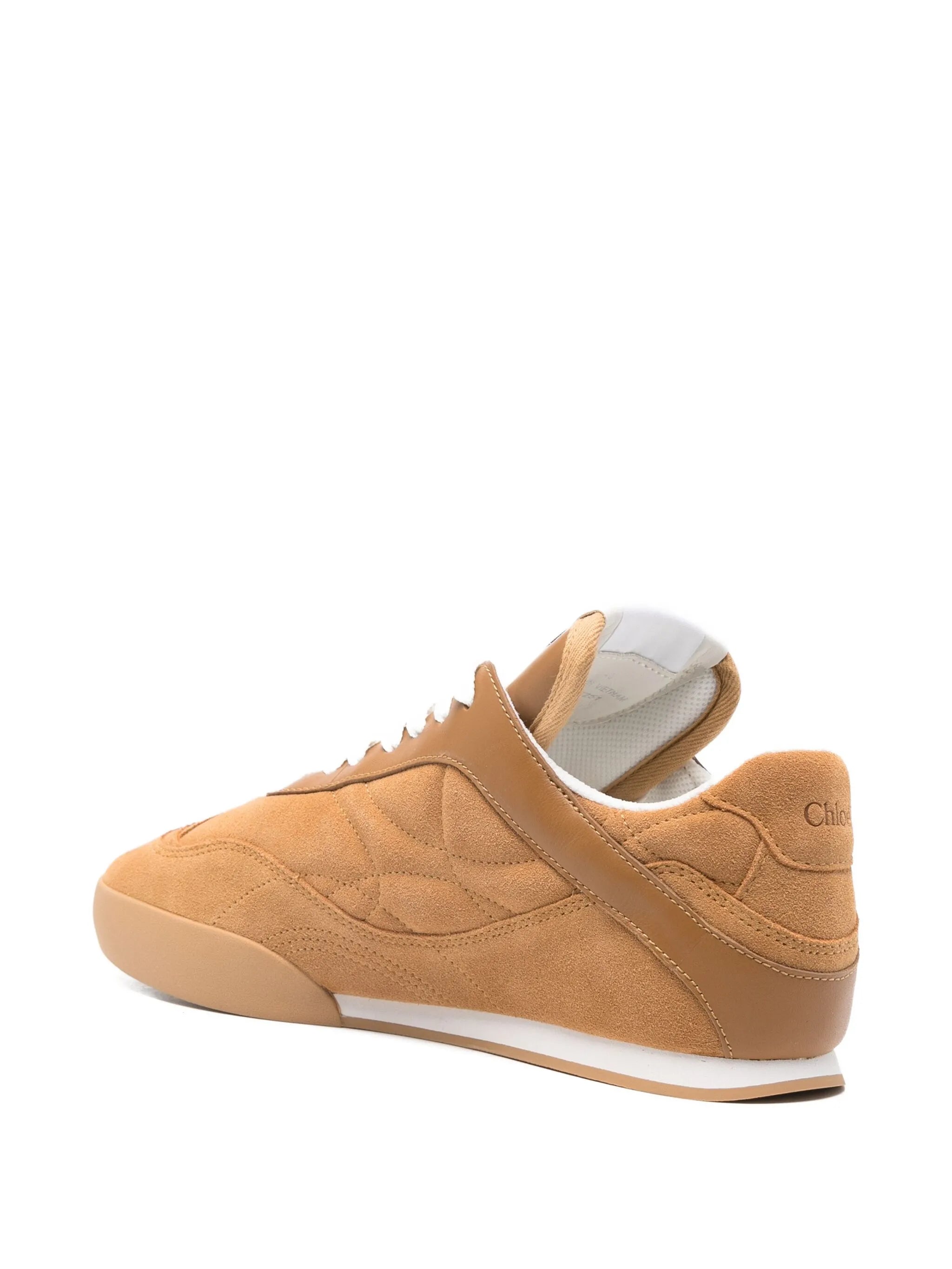 suede low-top sneakers