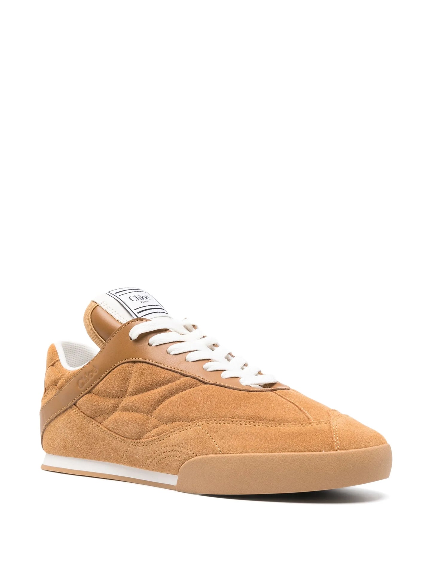 suede low-top sneakers