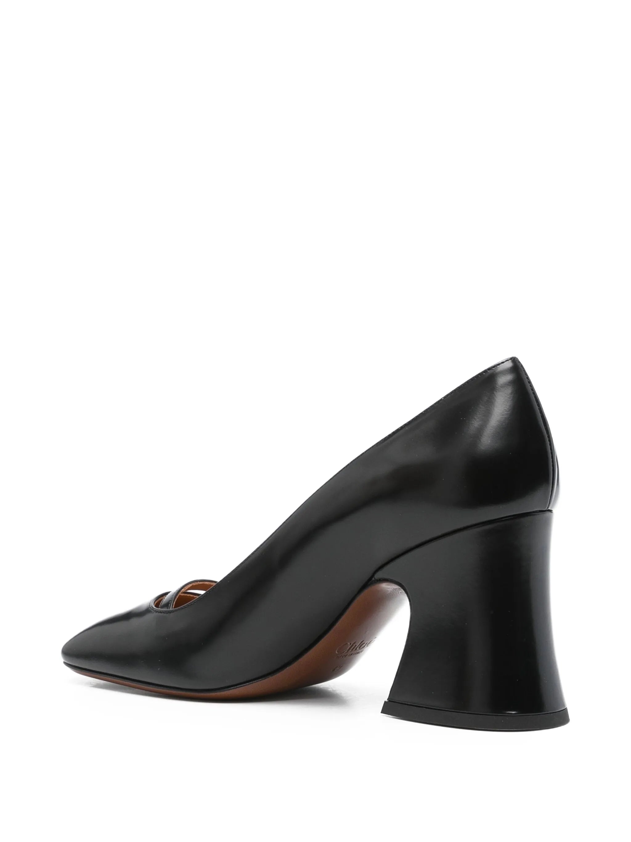 80mm Janis heeled pumps