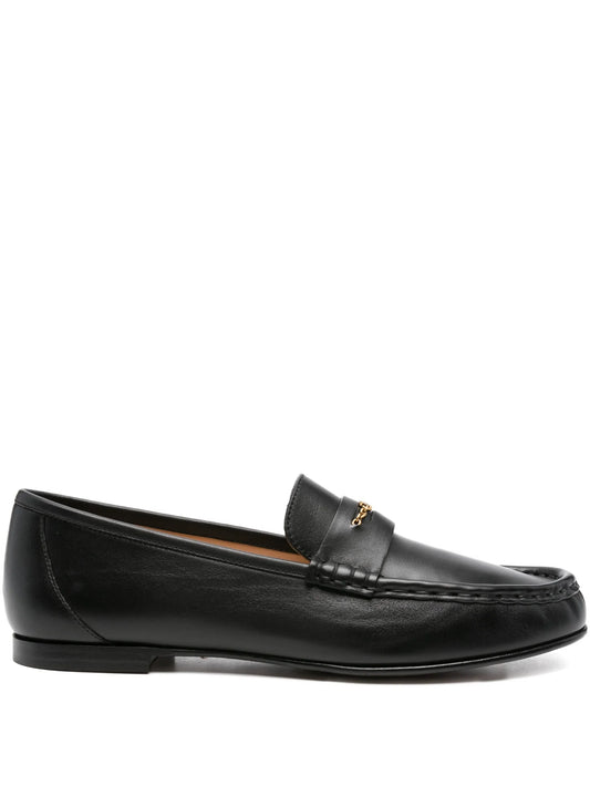 leather penny loafers