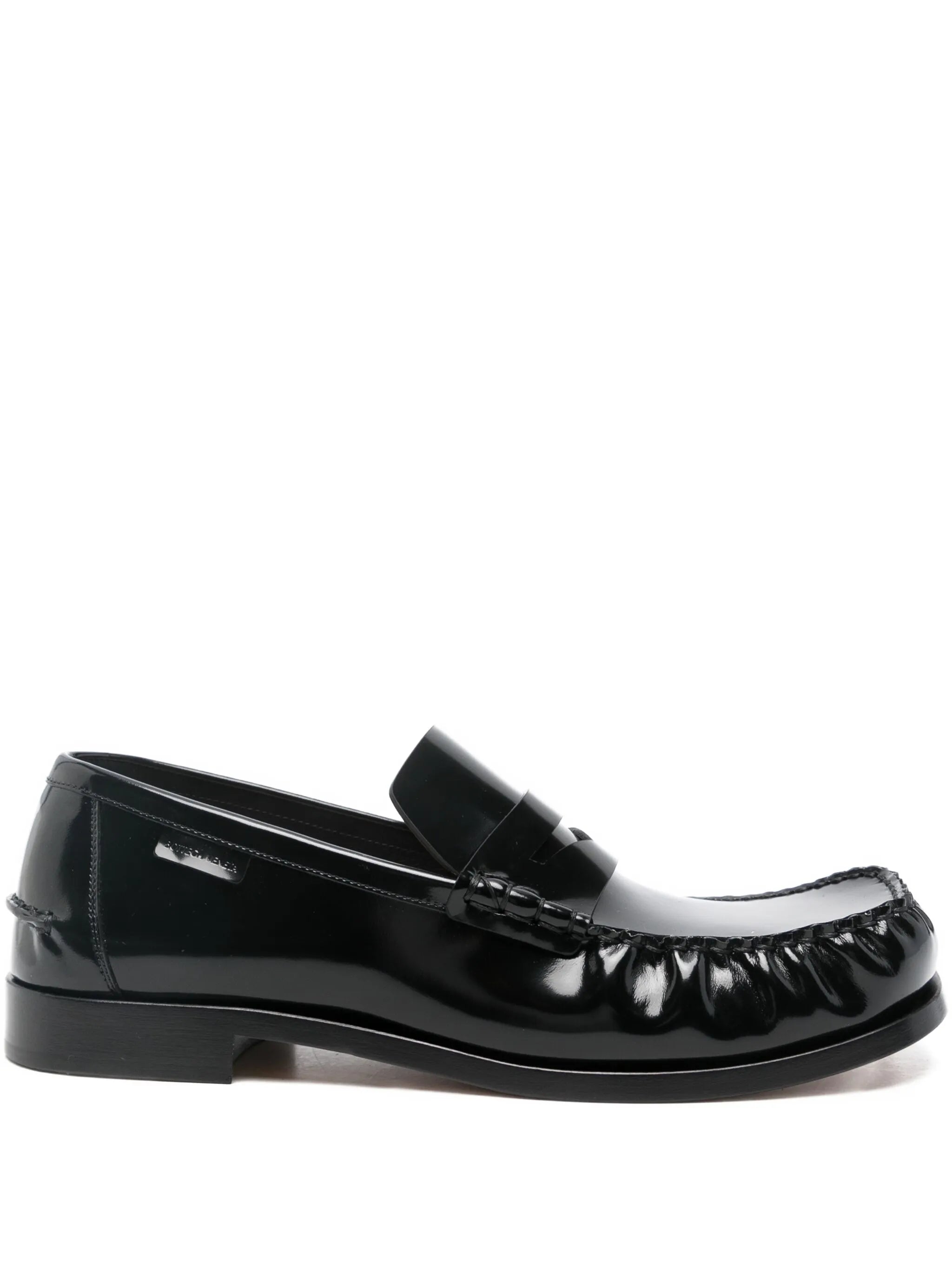 leather loafers