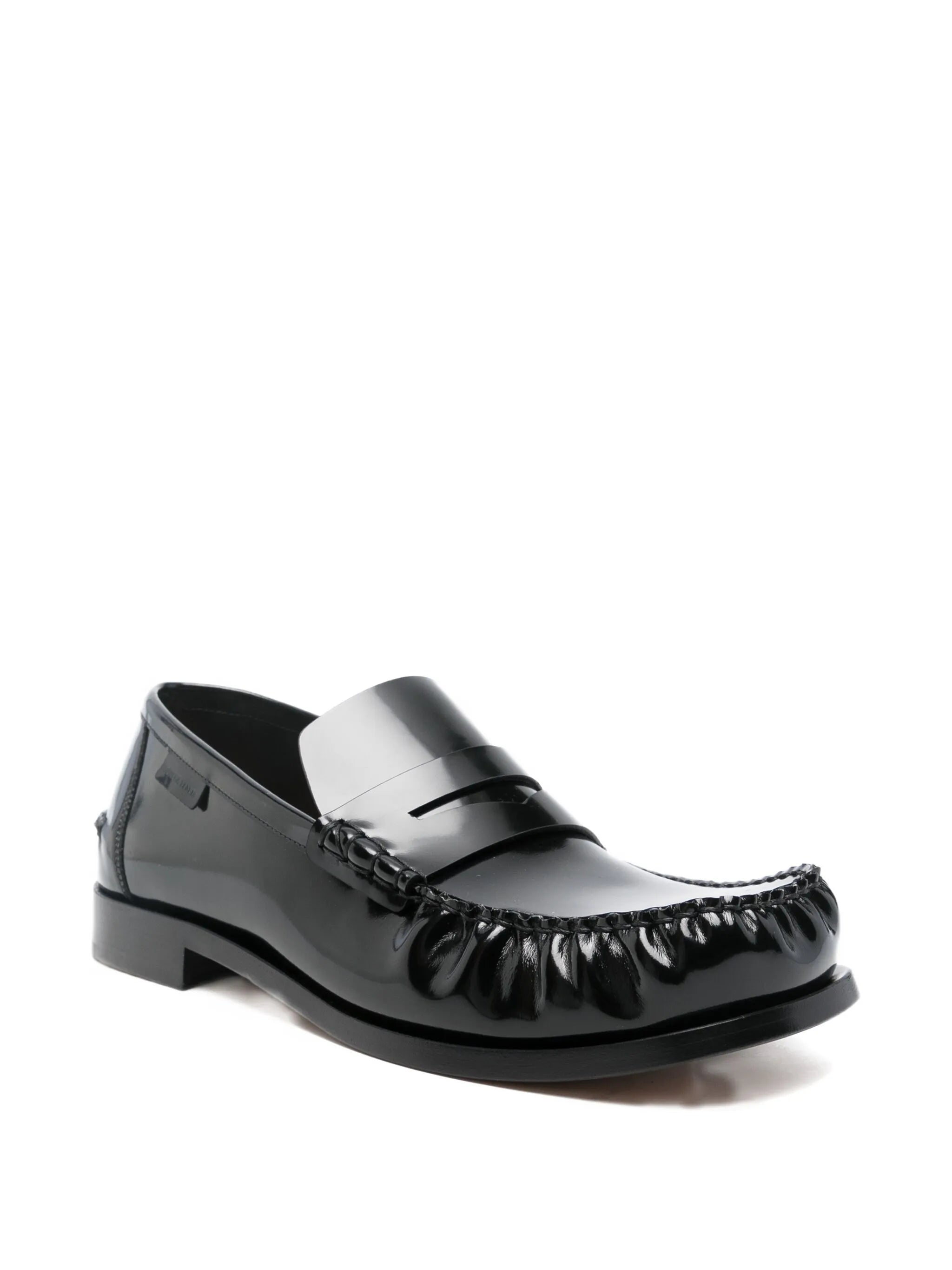 leather loafers