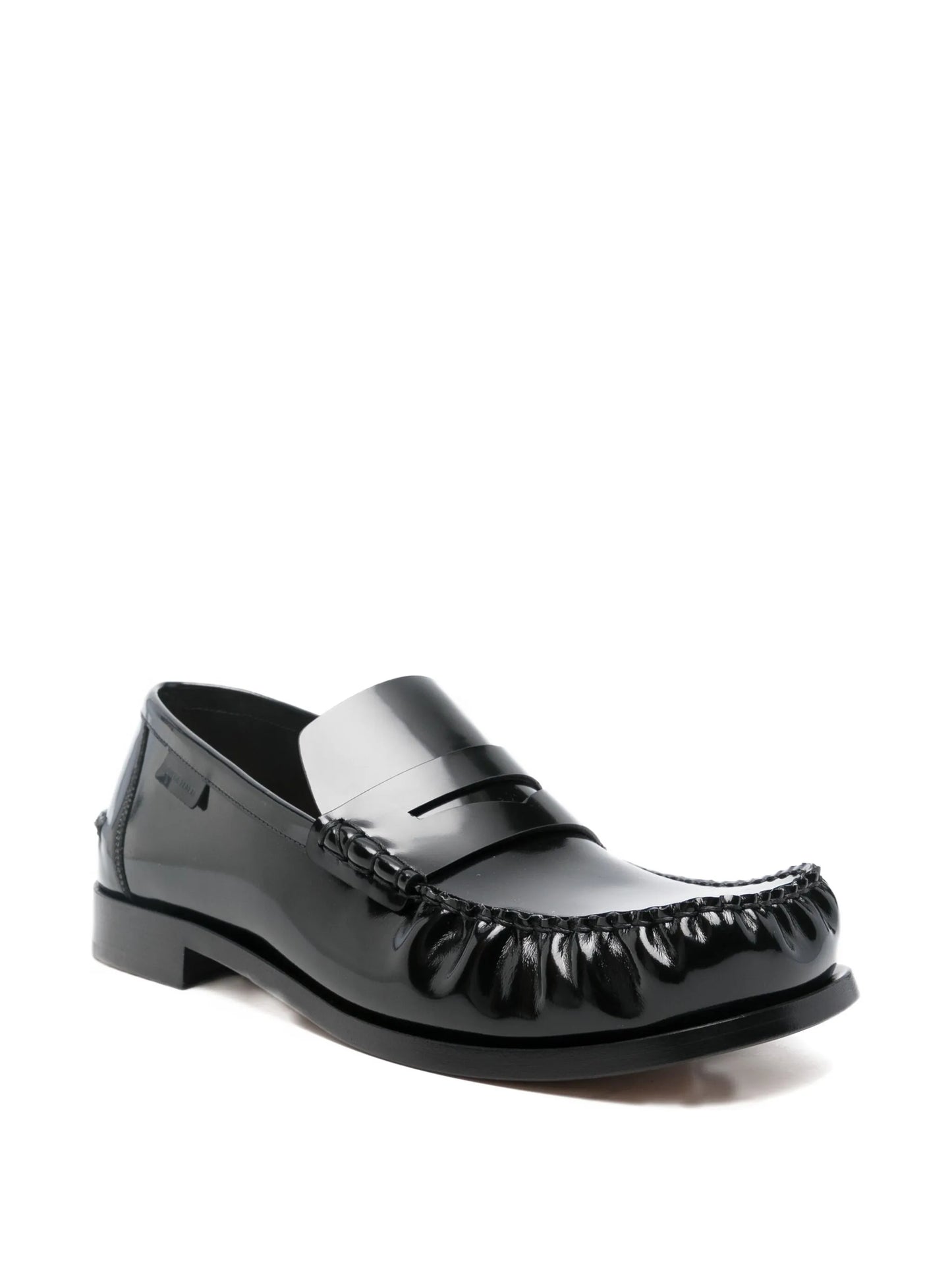 leather loafers