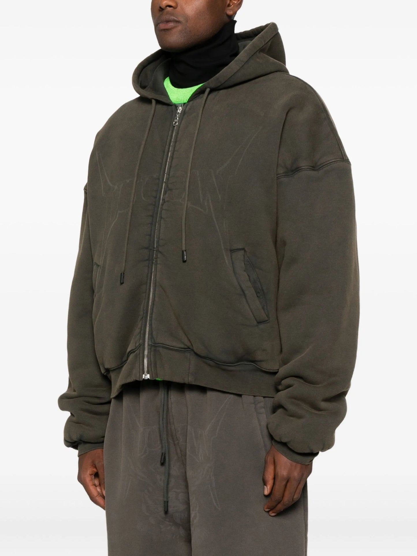 zip-up hoodie