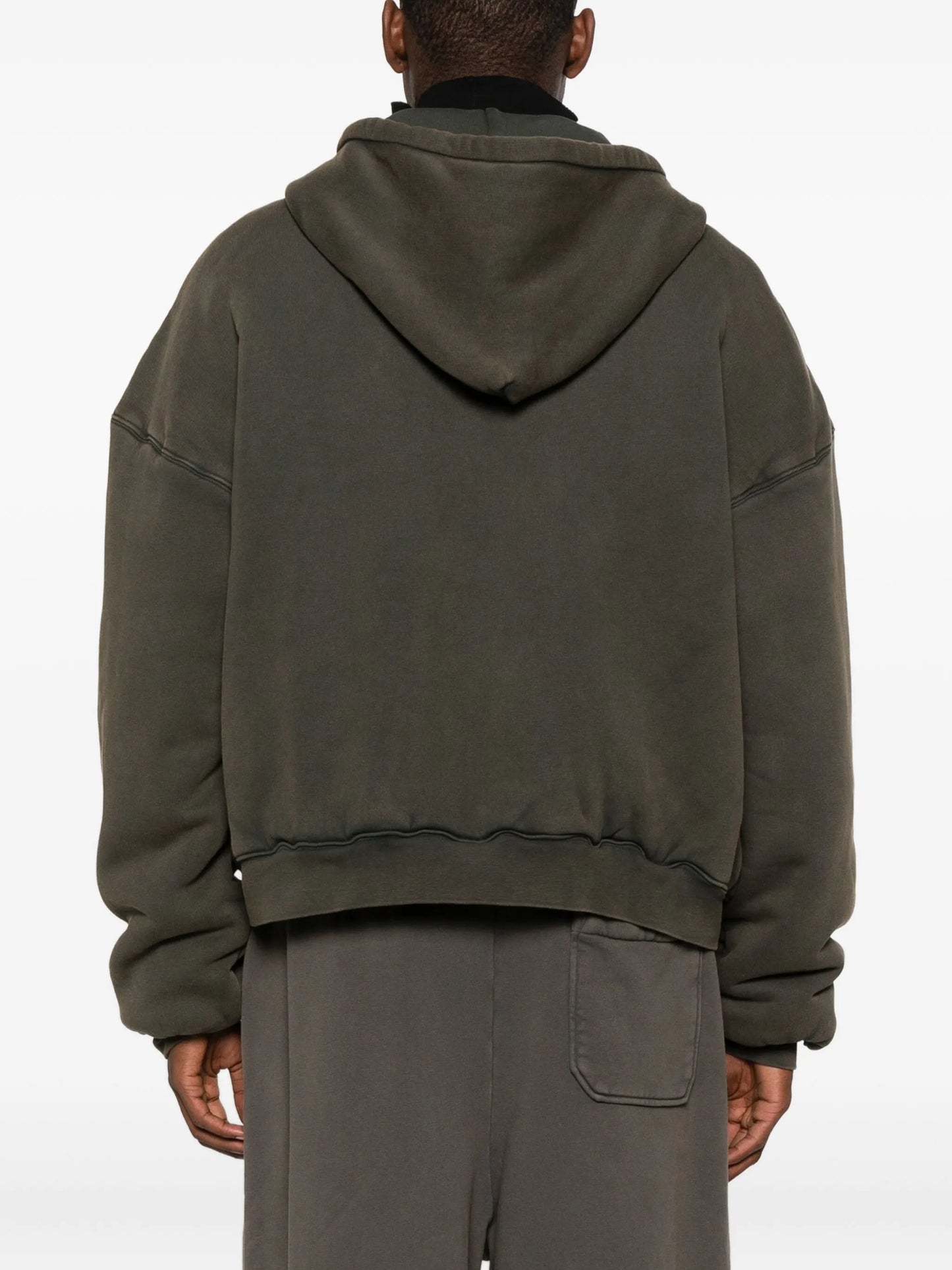 zip-up hoodie