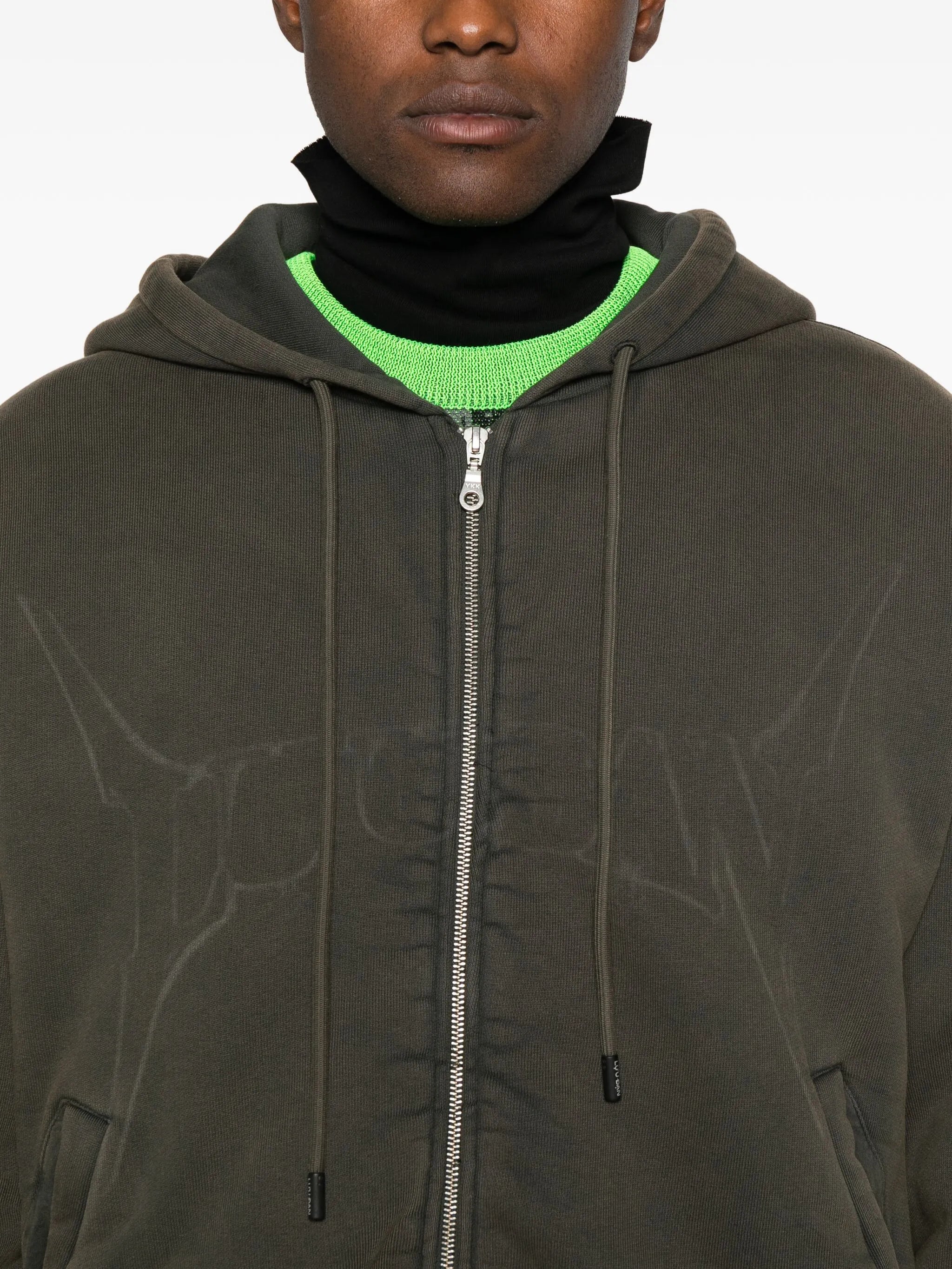 zip-up hoodie