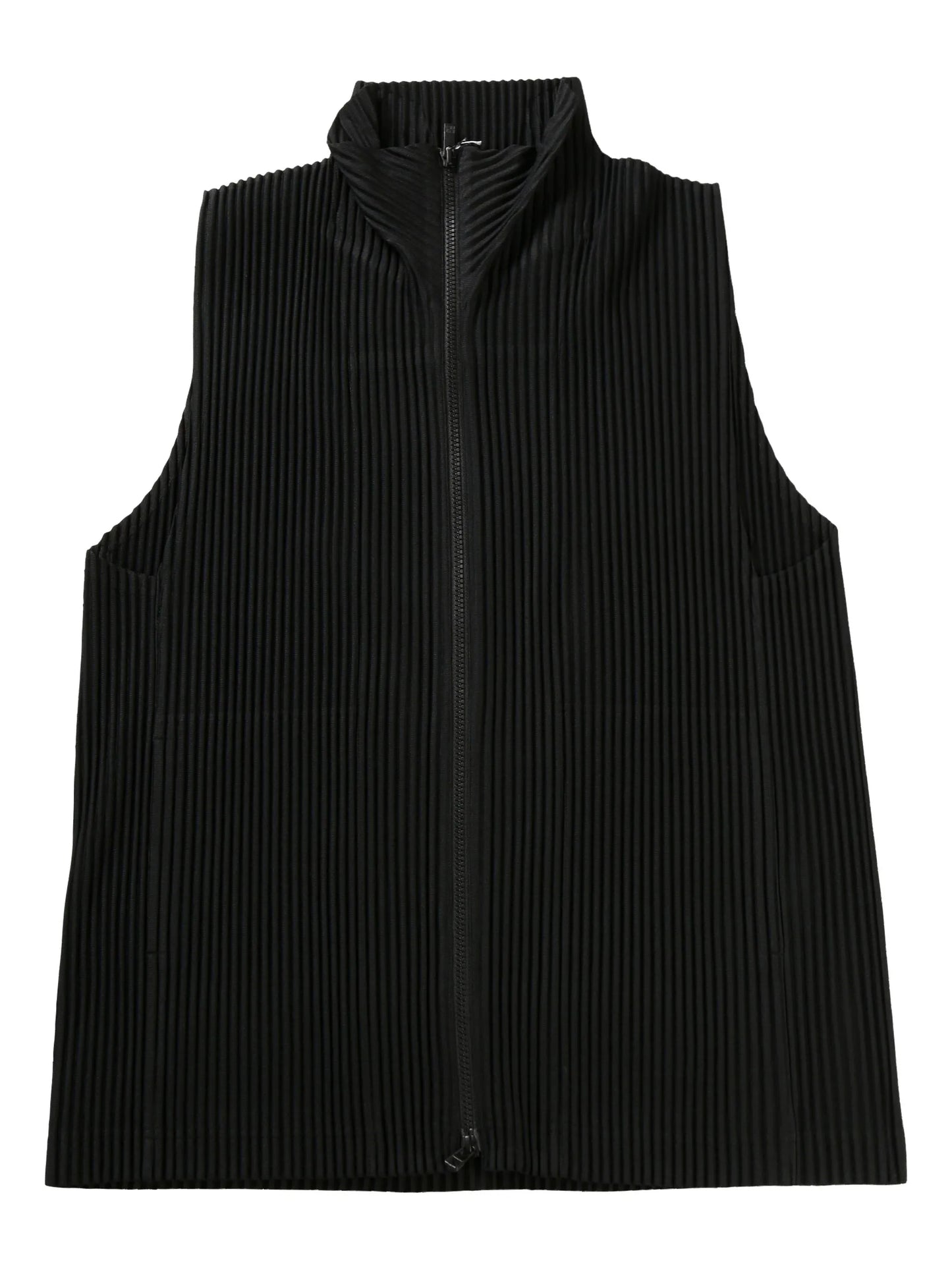 pleated vest