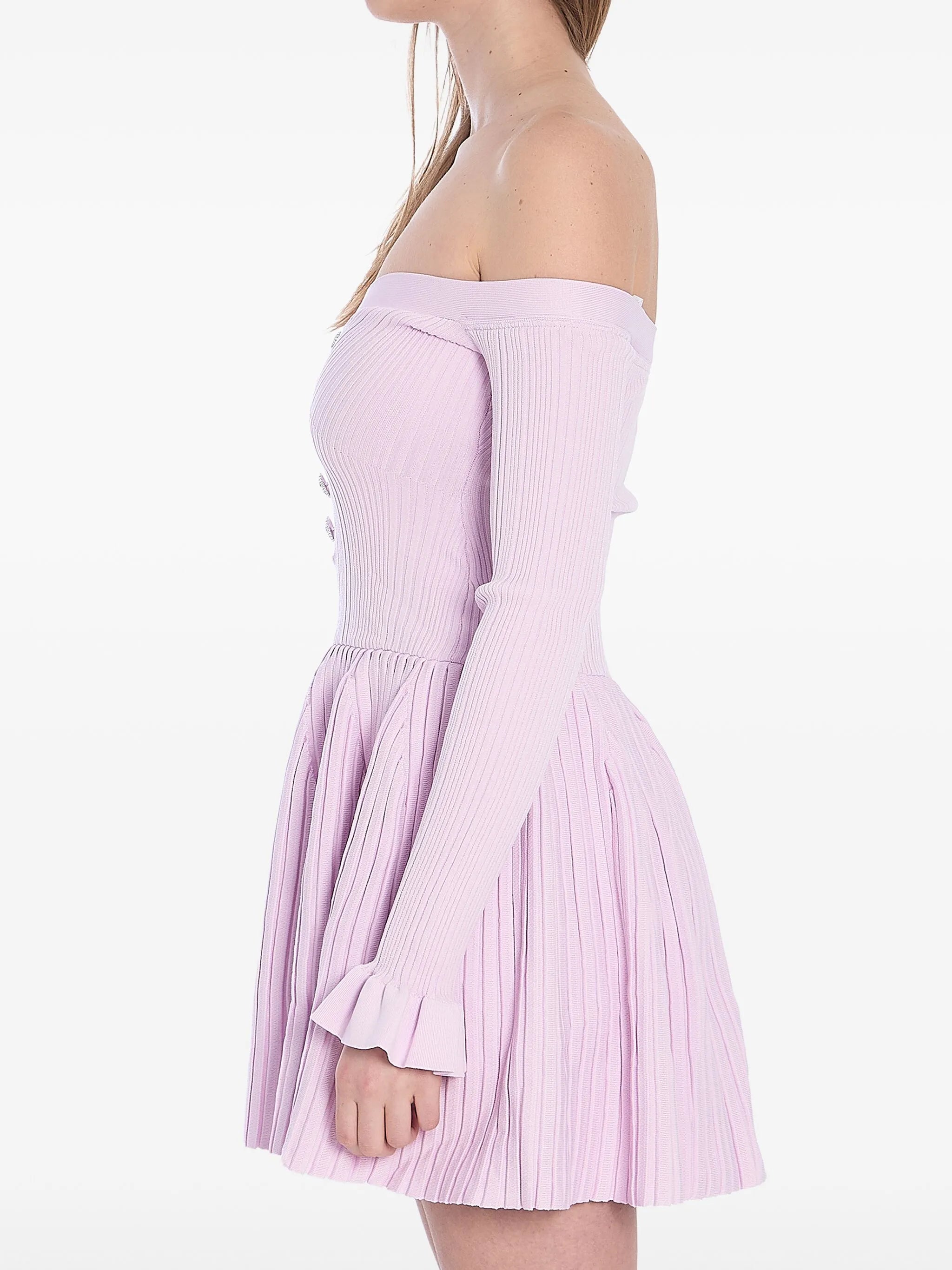 ribbed mini dress