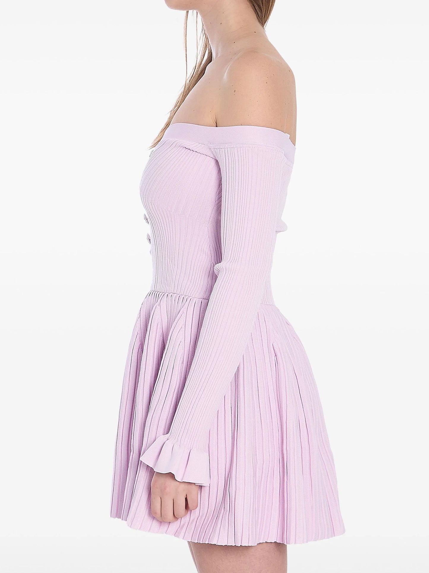 ribbed mini dress