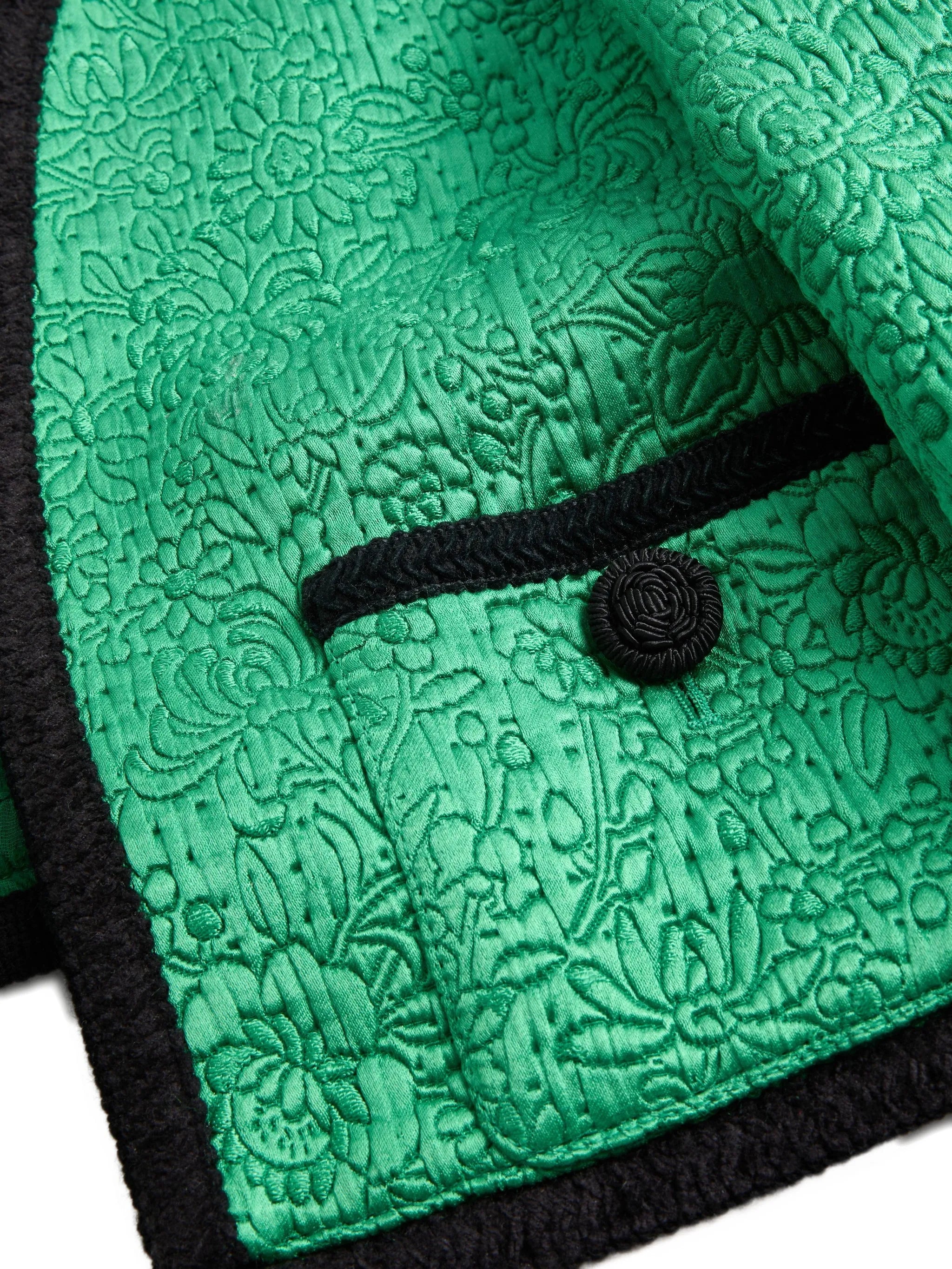 Apres L'Hiver floral matelassé jacket