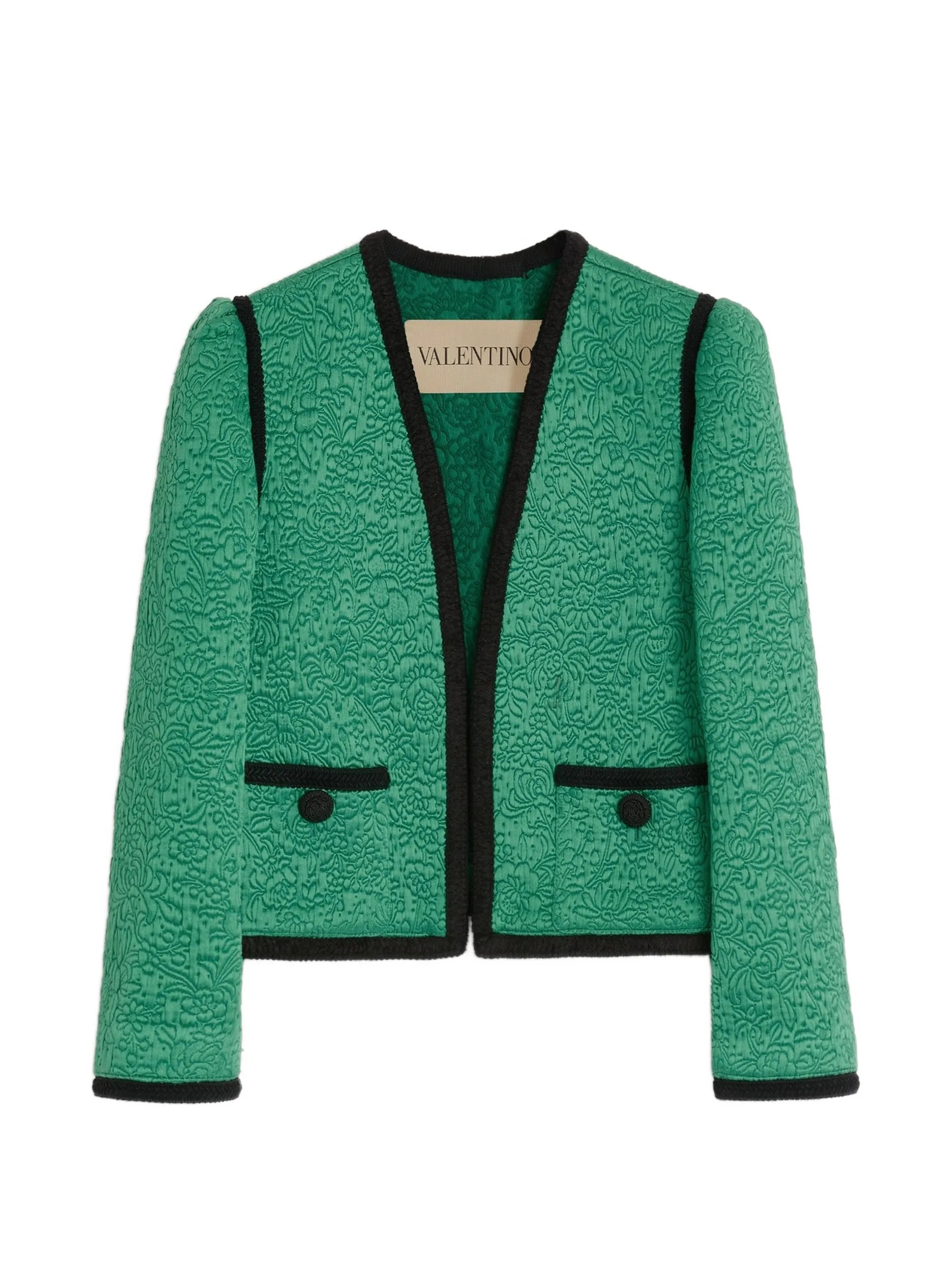 Apres L'Hiver floral matelassé jacket
