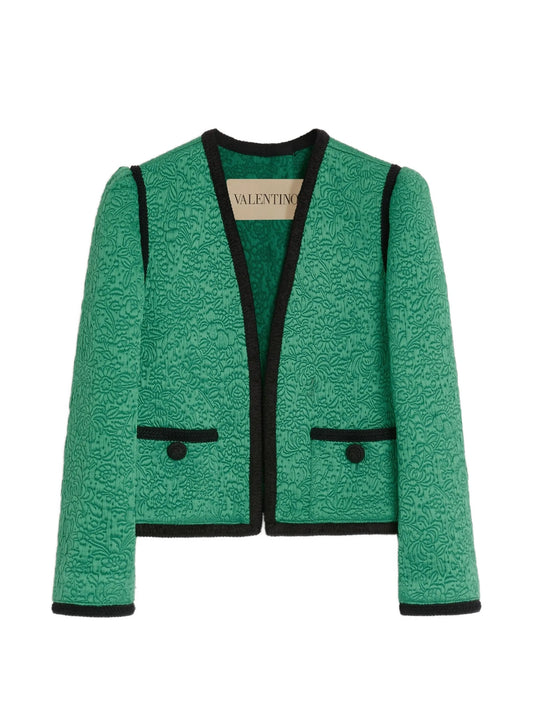 Apres L'Hiver floral matelassé jacket
