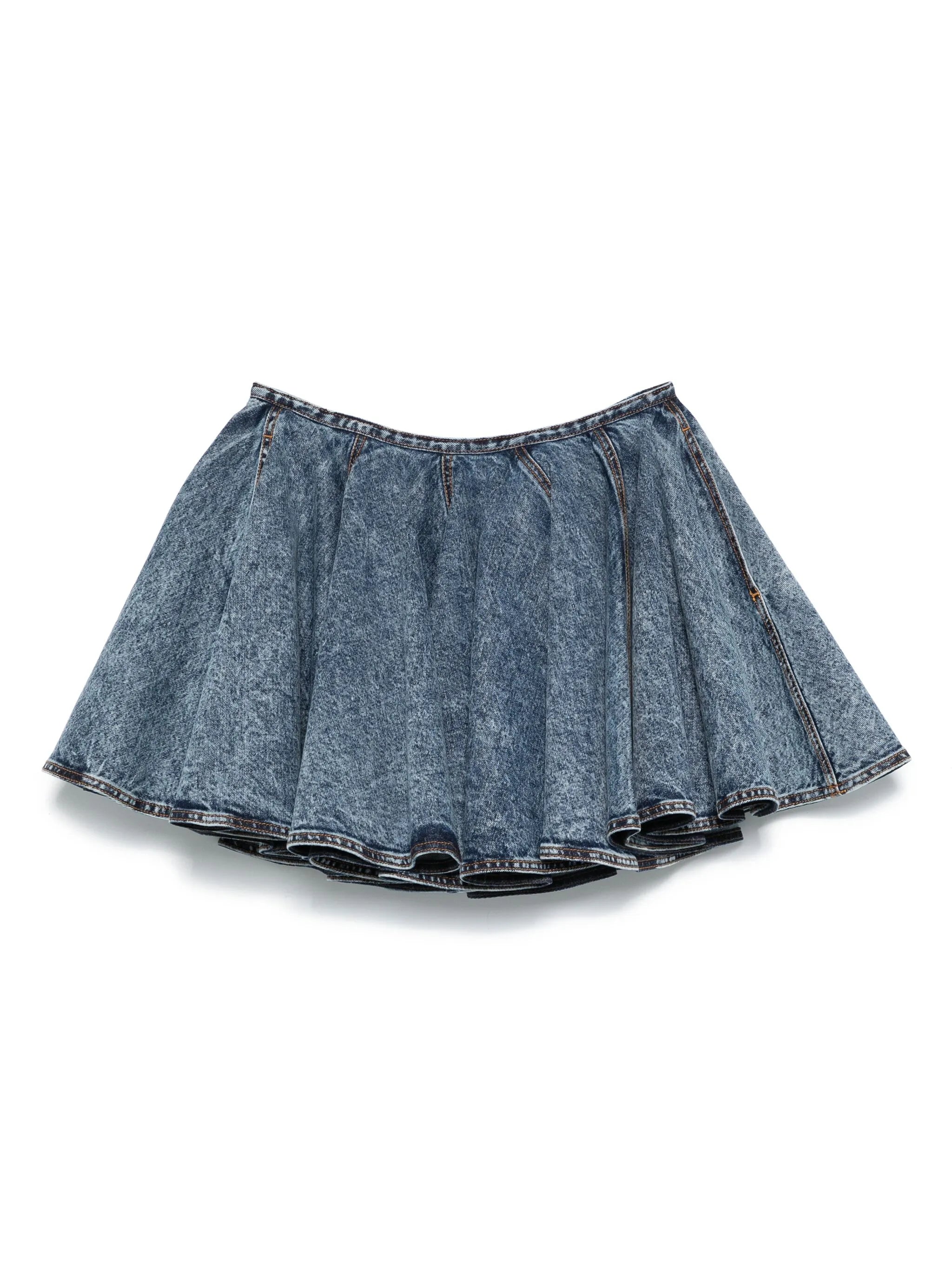 flared mini skirt