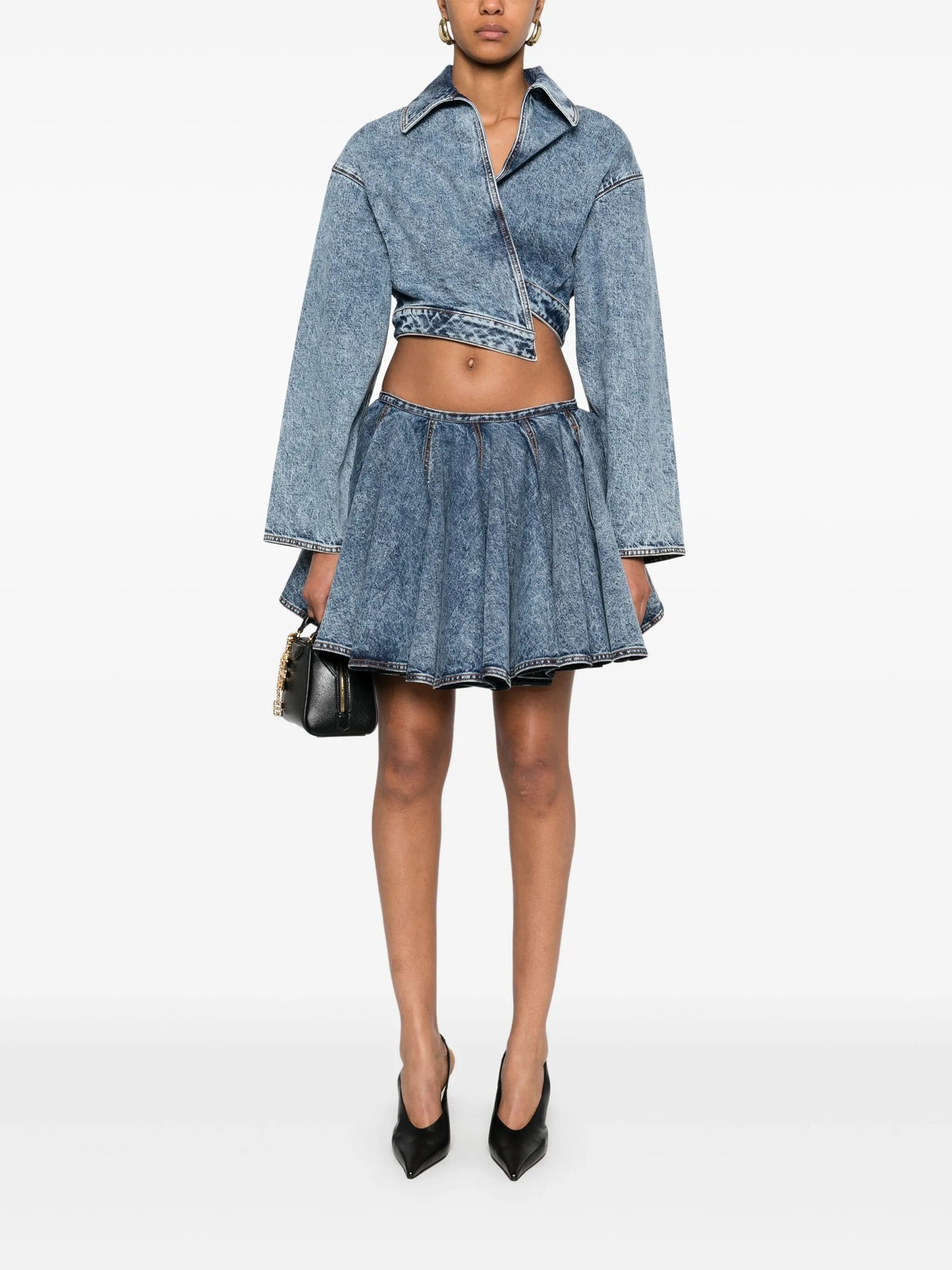 flared mini skirt