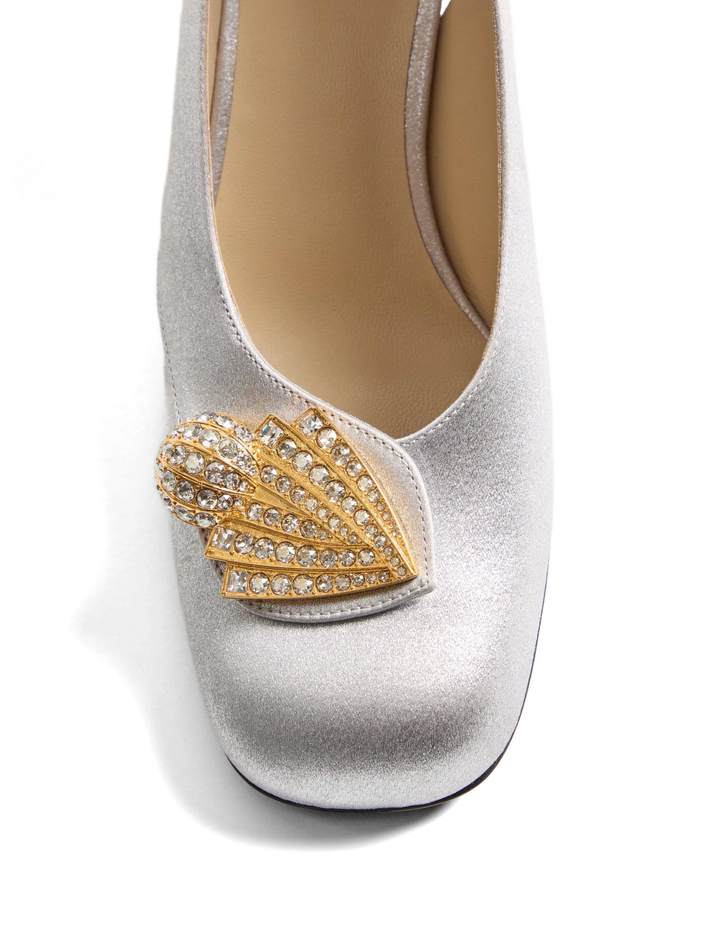 60mm Adamantine heeled pumps