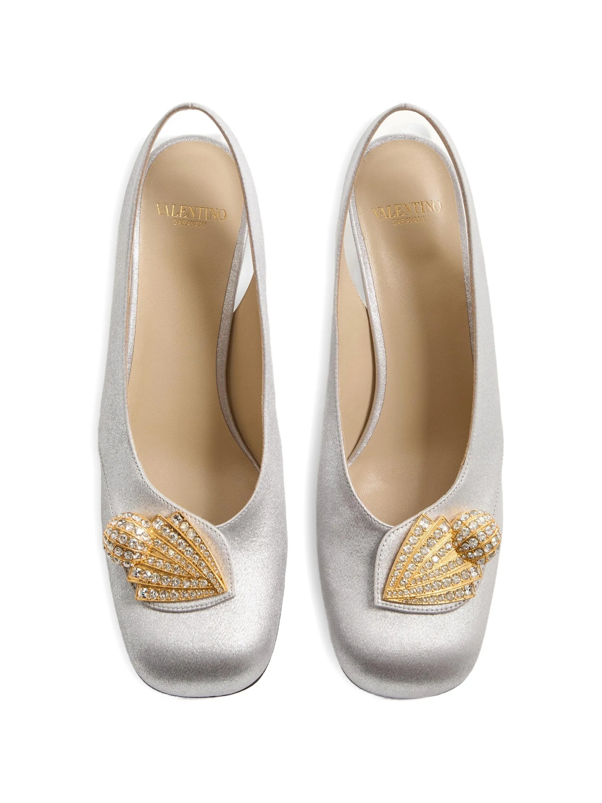 60mm Adamantine heeled pumps