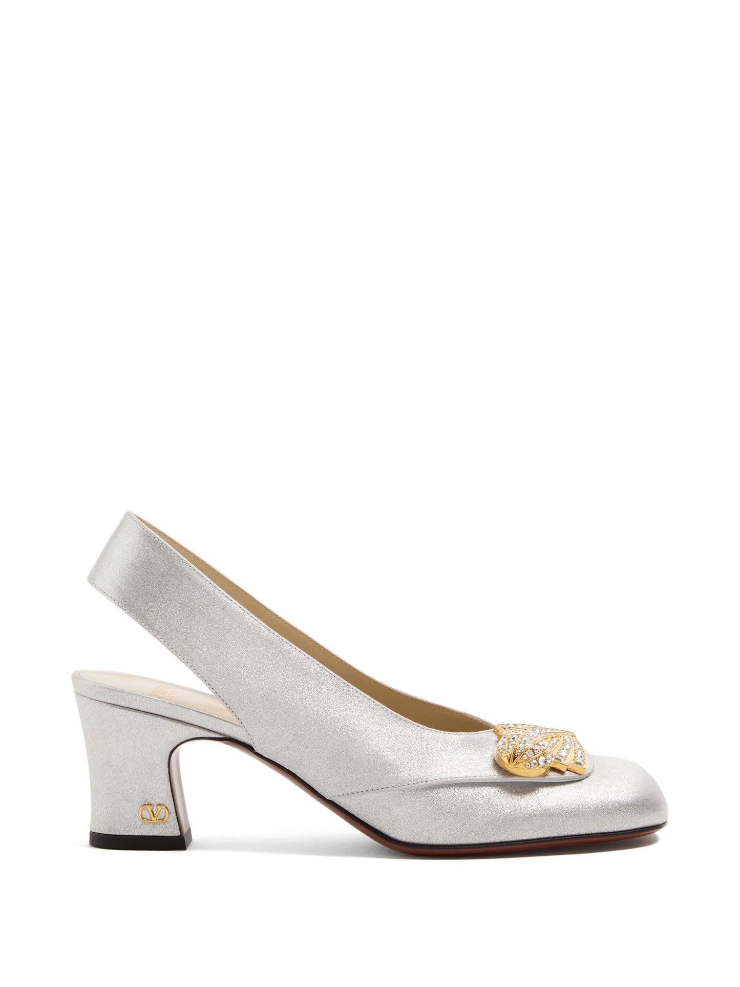 60mm Adamantine heeled pumps