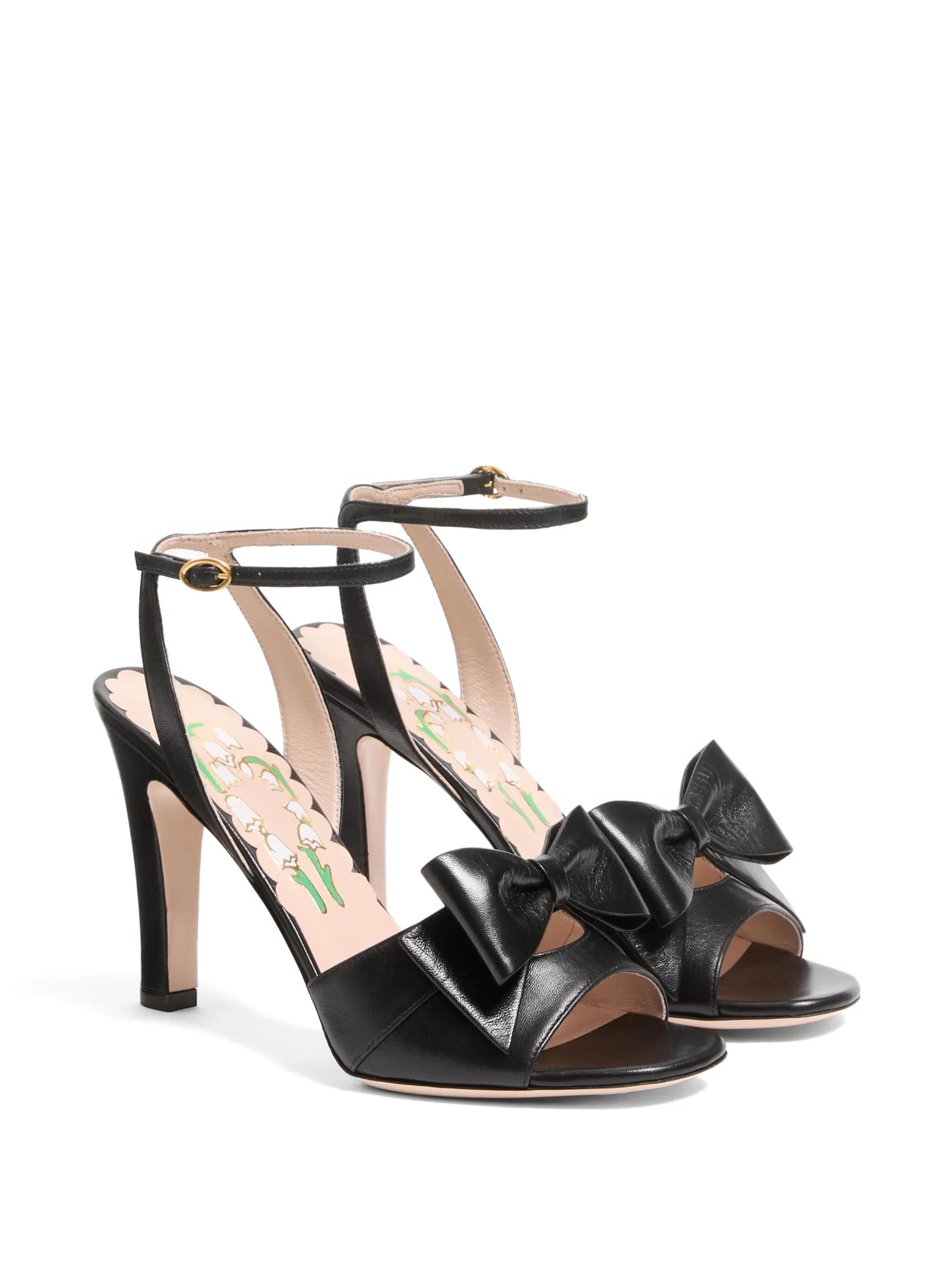 Bowow leather heeled sandals