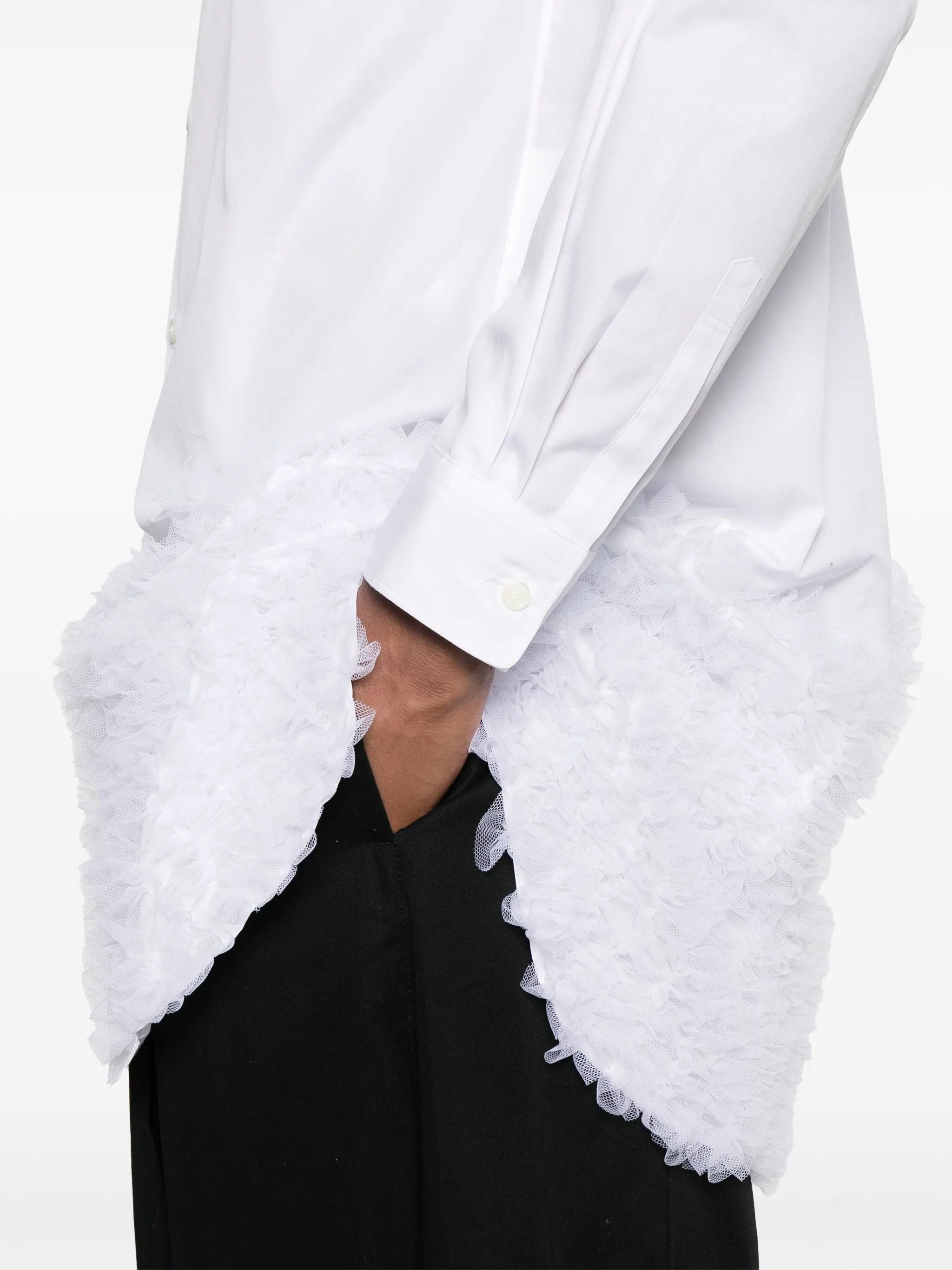 ruffled shirt