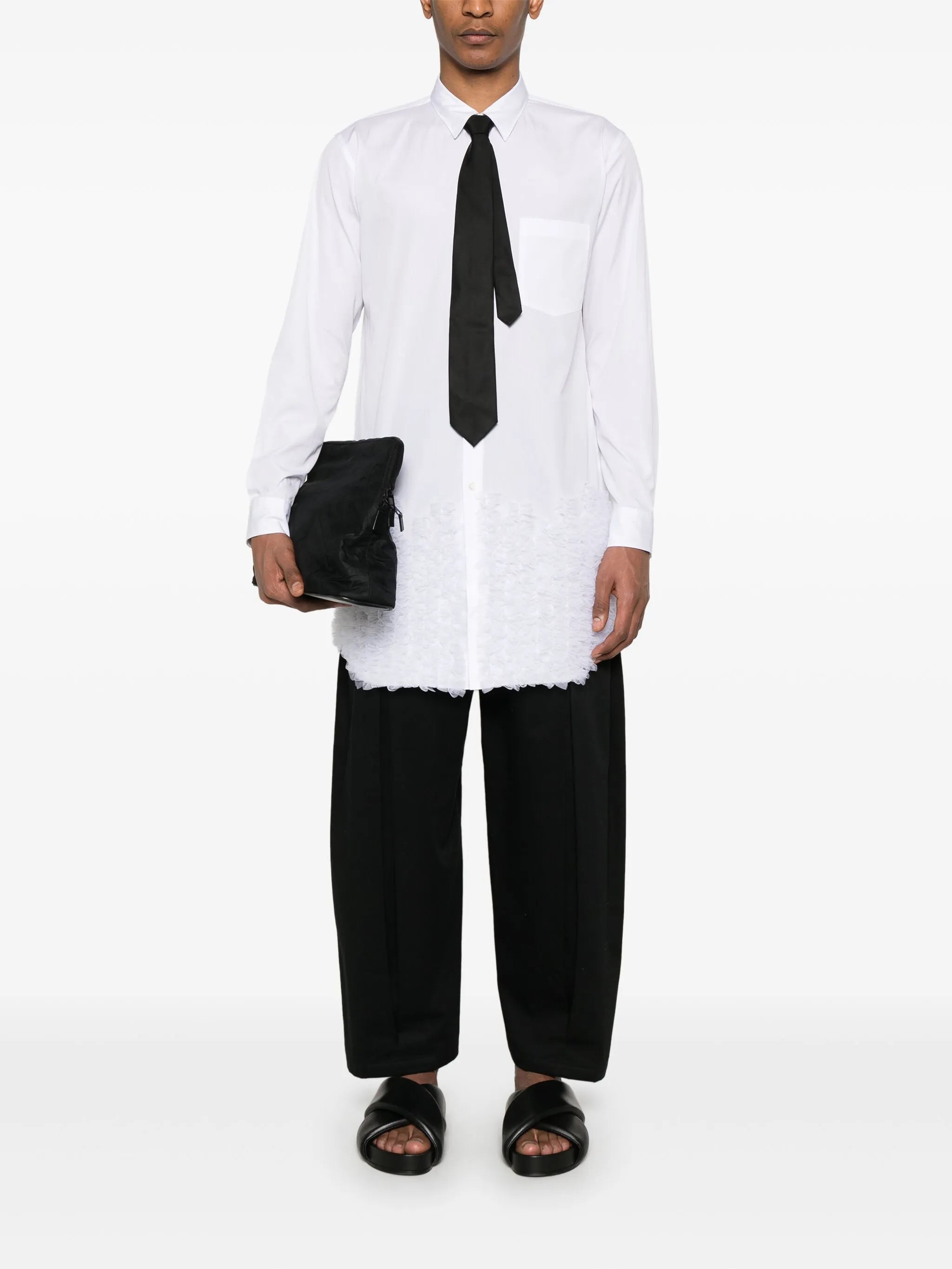 ruffled shirt