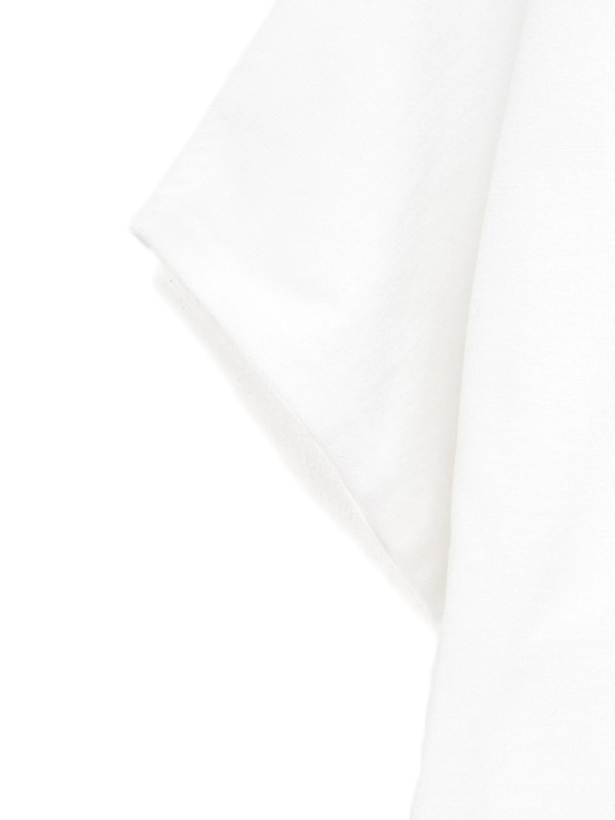 V-back cotton blouse