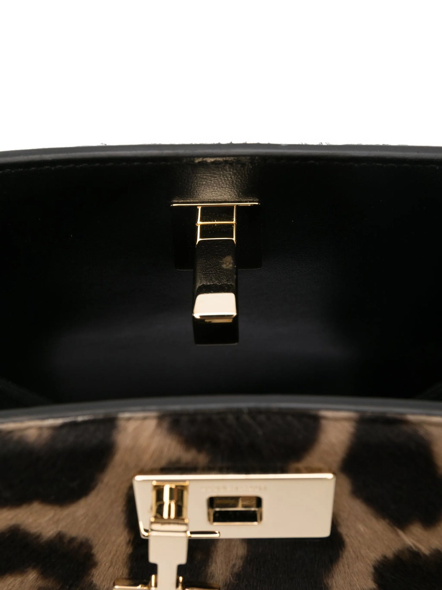 Studio Box leopard-print satchel bag