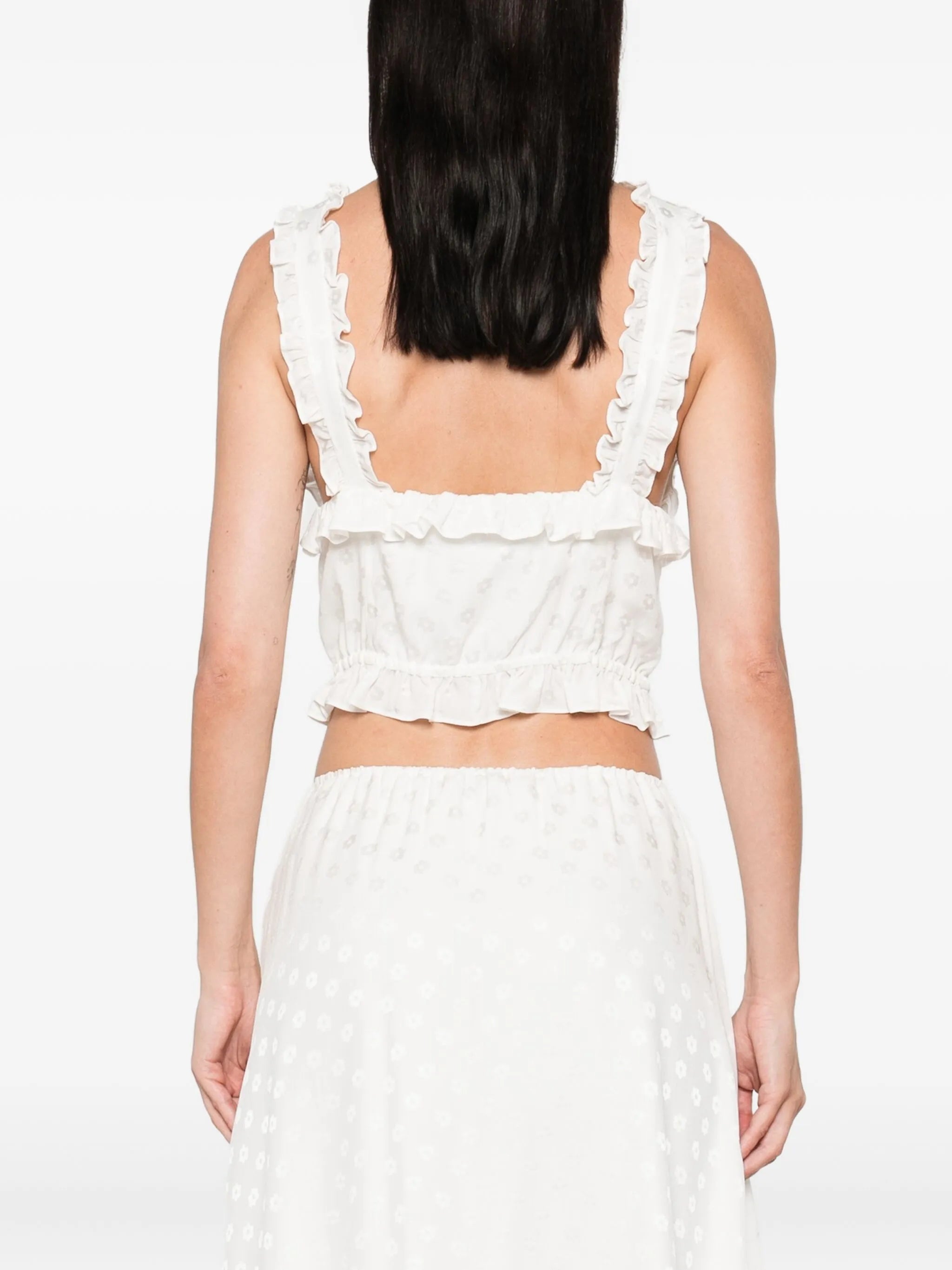 bow-detail sleeveless top