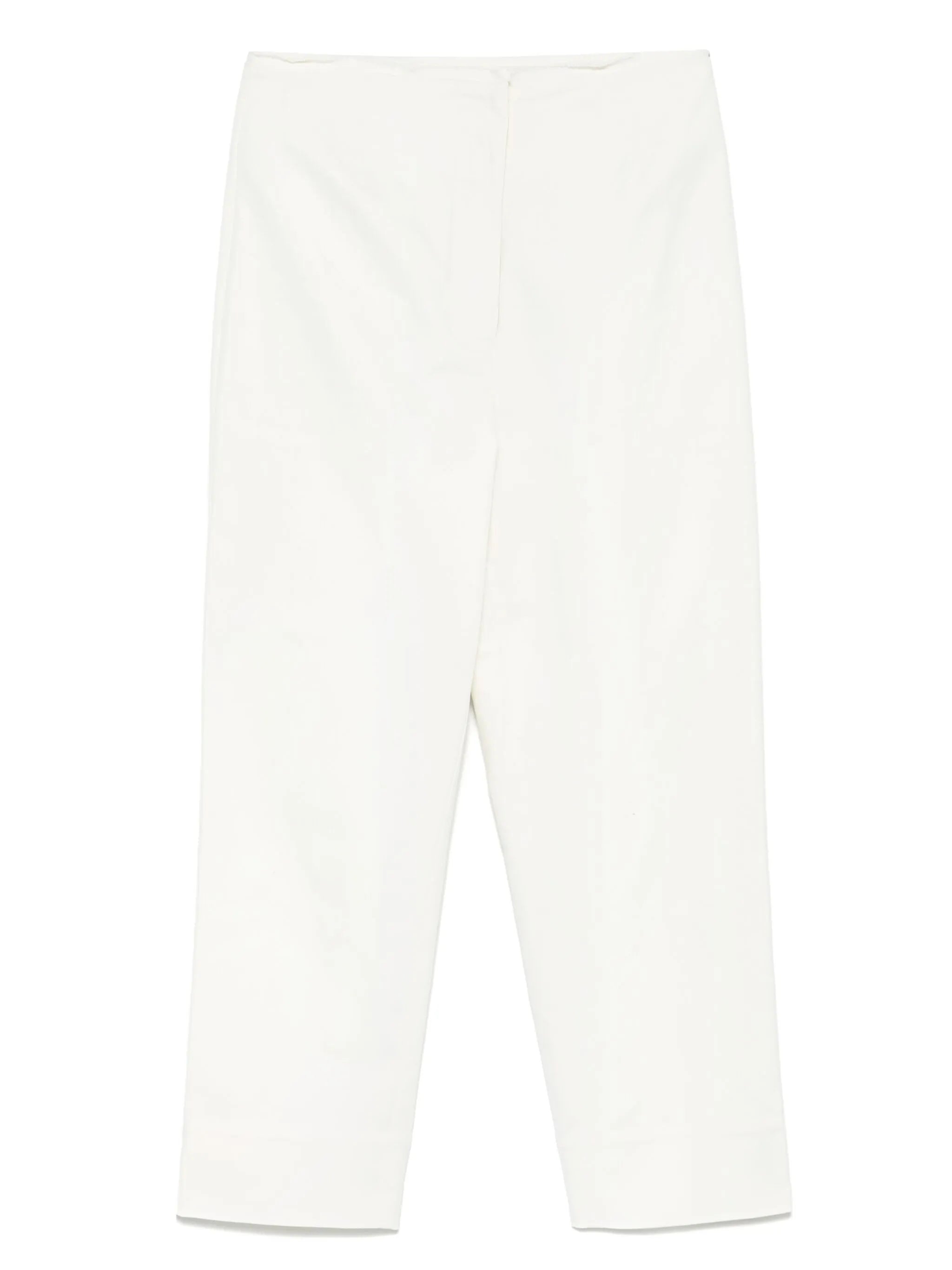 cropped slim-fit trousers