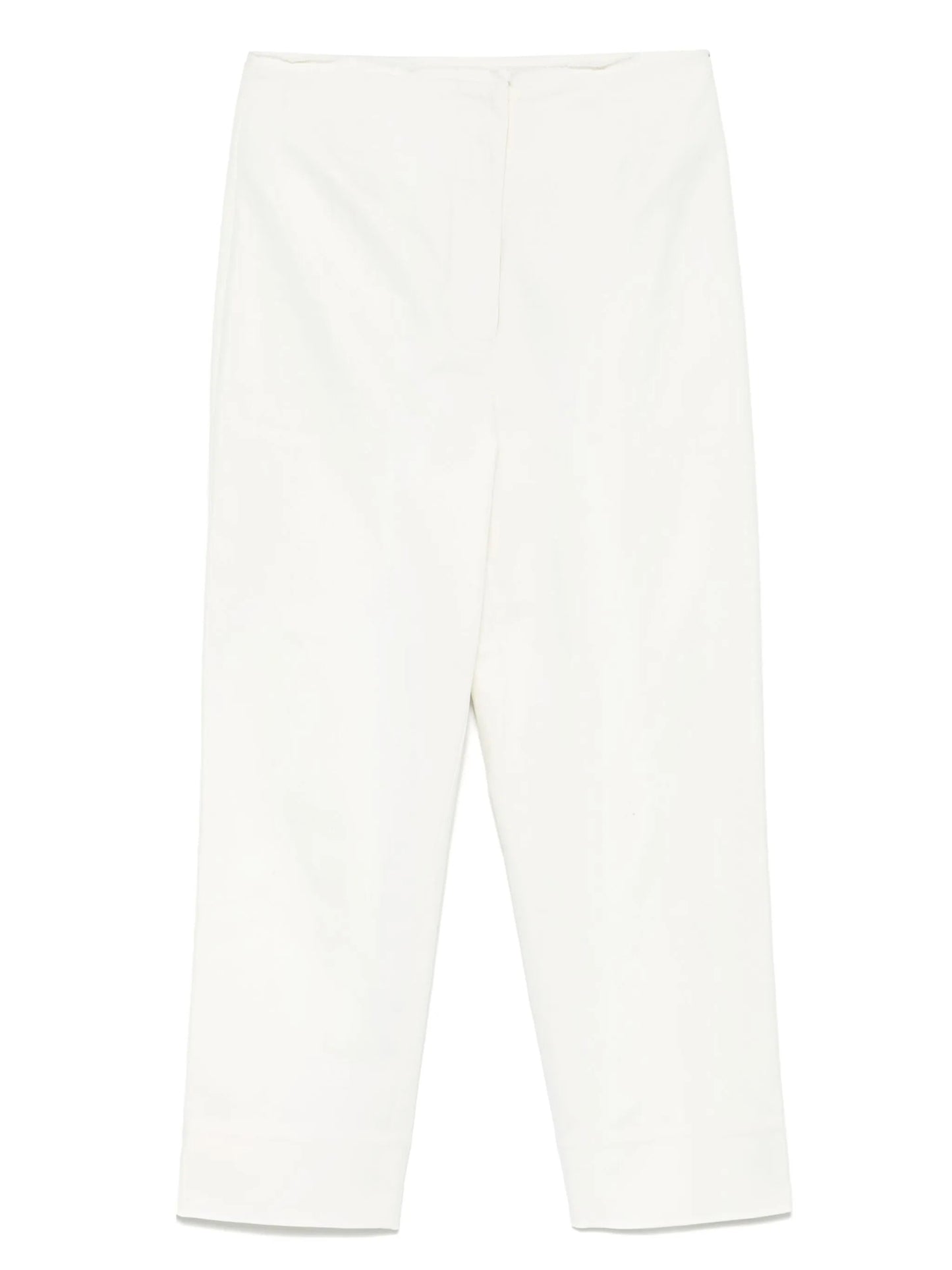 cropped slim-fit trousers