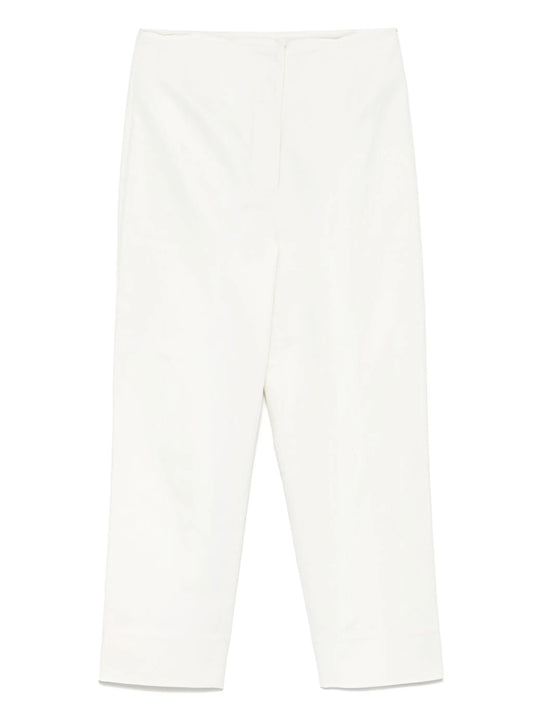 cropped slim-fit trousers